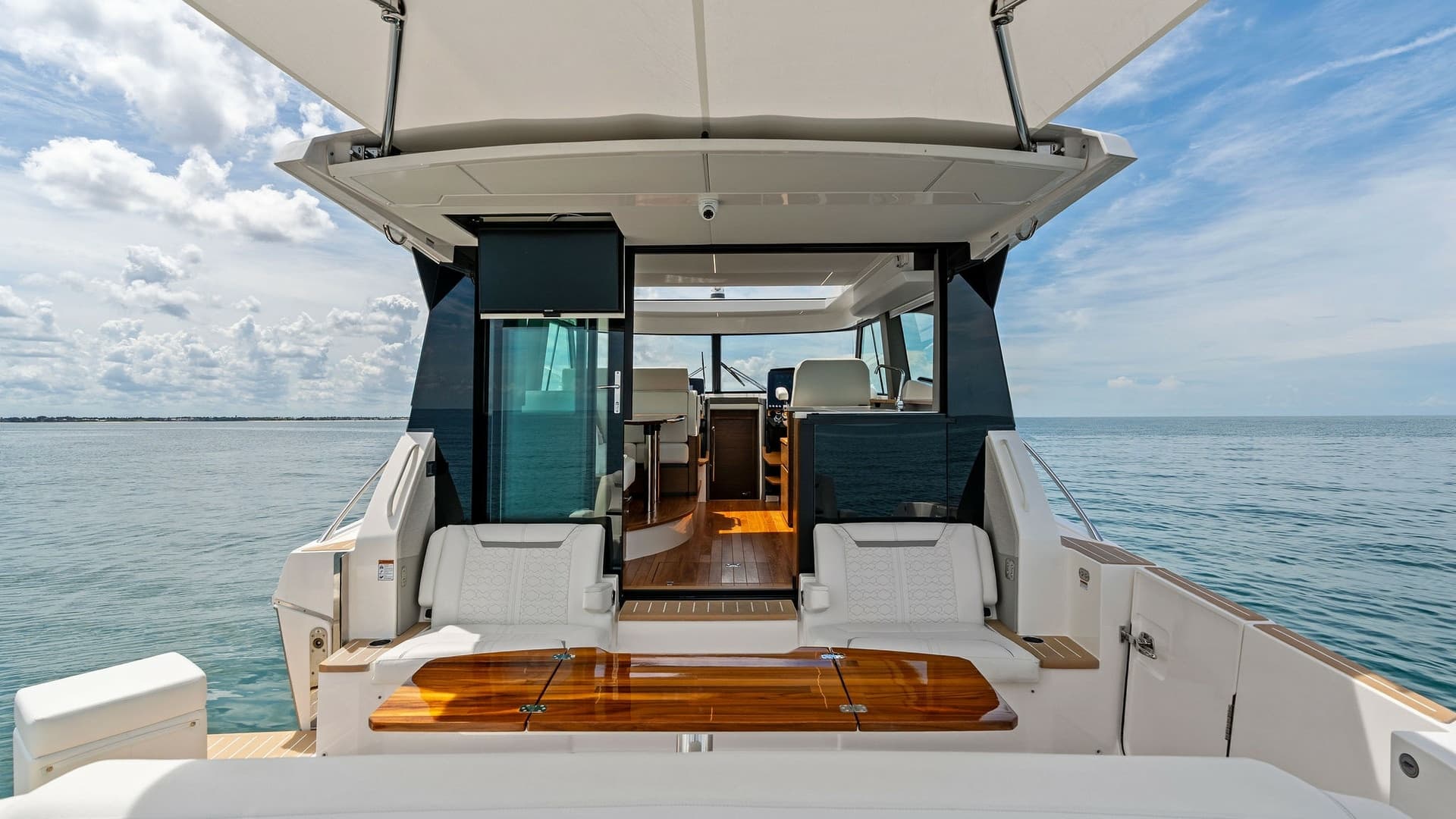 Spacious Aft Deck with Seating
