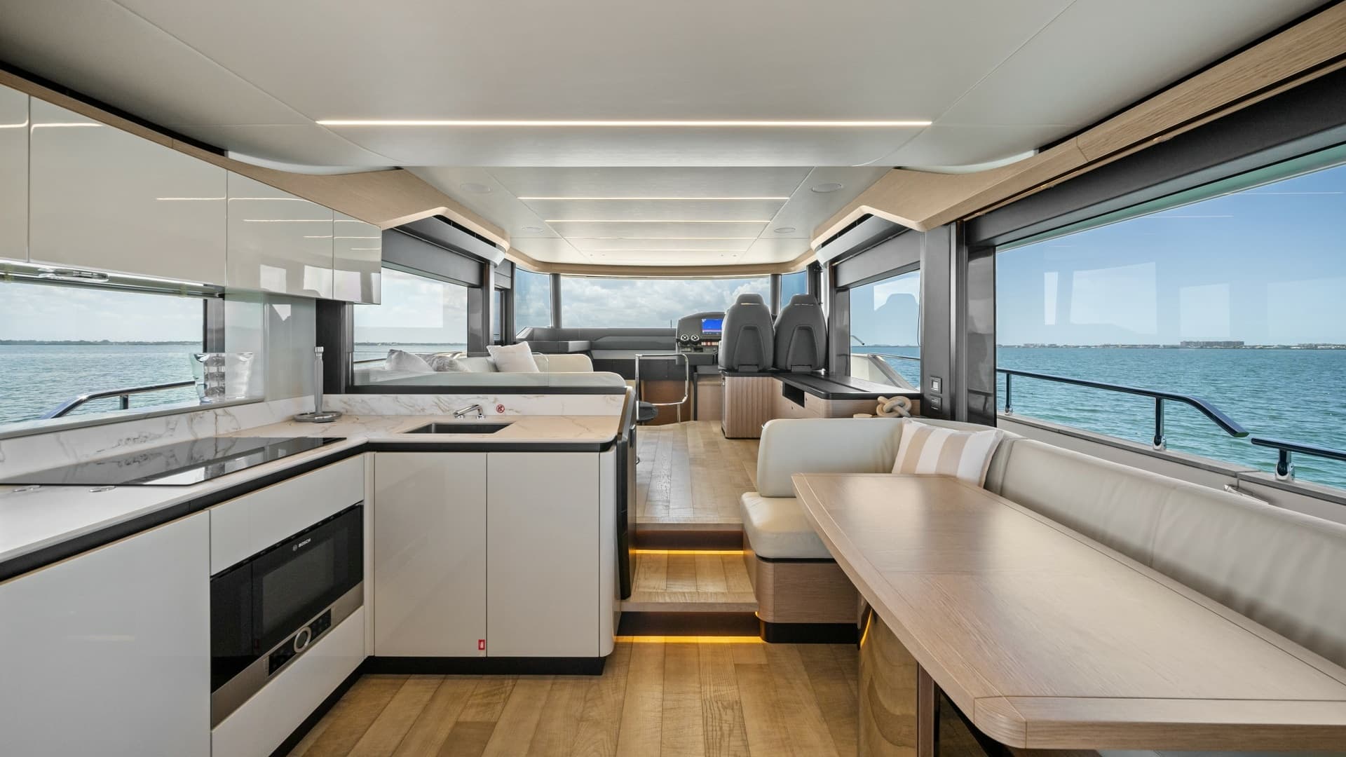 Spacious Salon with Panoramic Views
