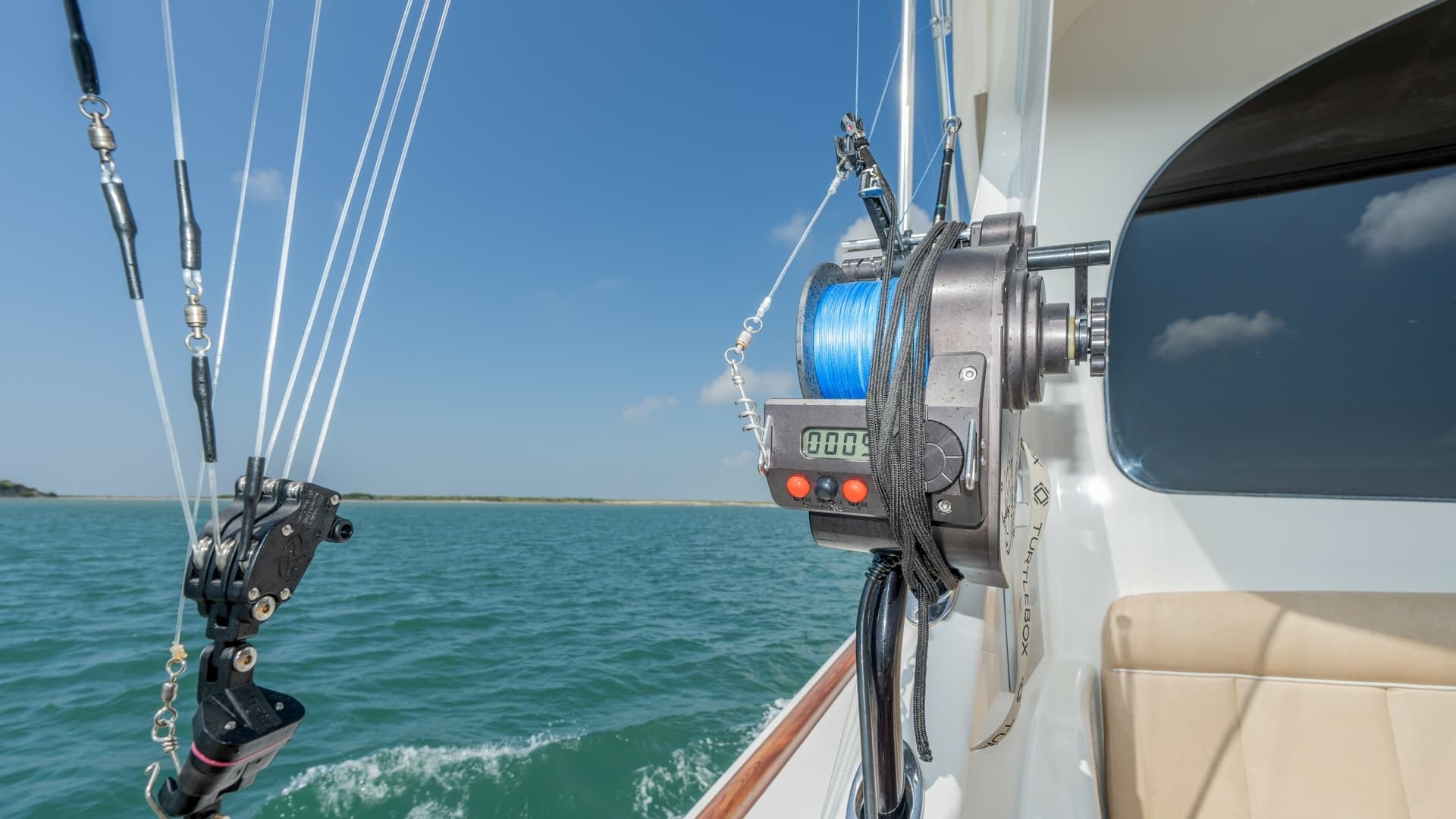 Fishing Setup on Aft Deck