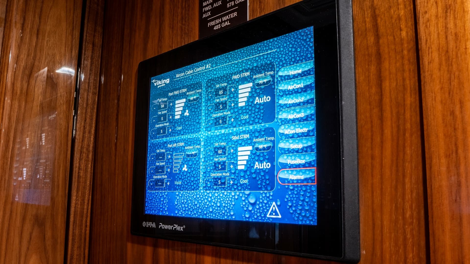 Digital Control Panel Interface
