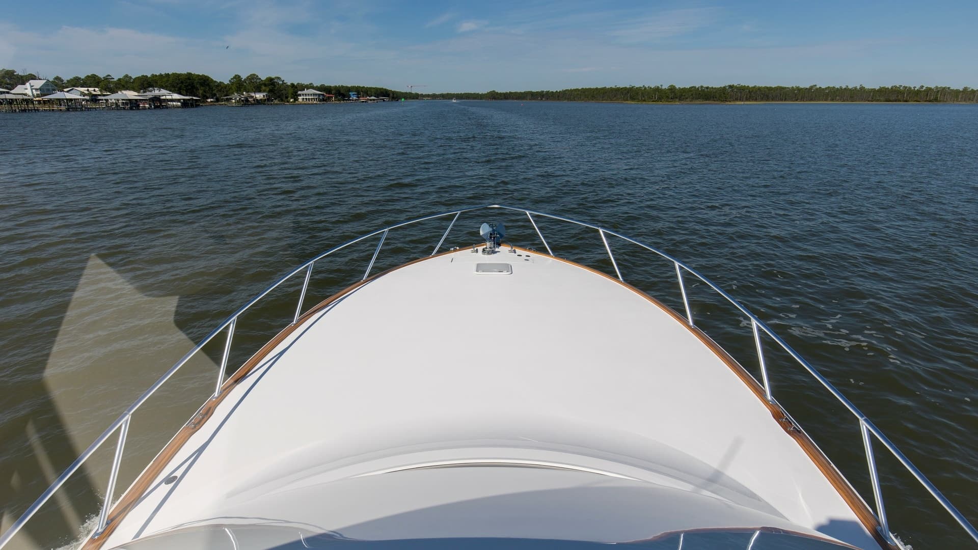 Bow View of Viking 54 Convertible