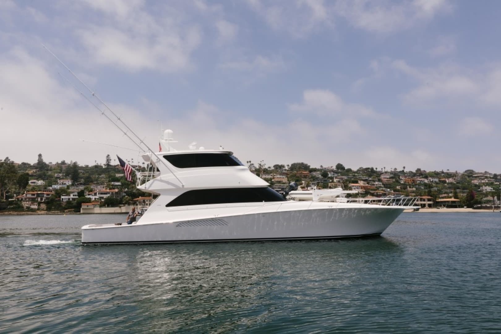 2006 Viking 74 Enclosed Bridge "Kickback"
