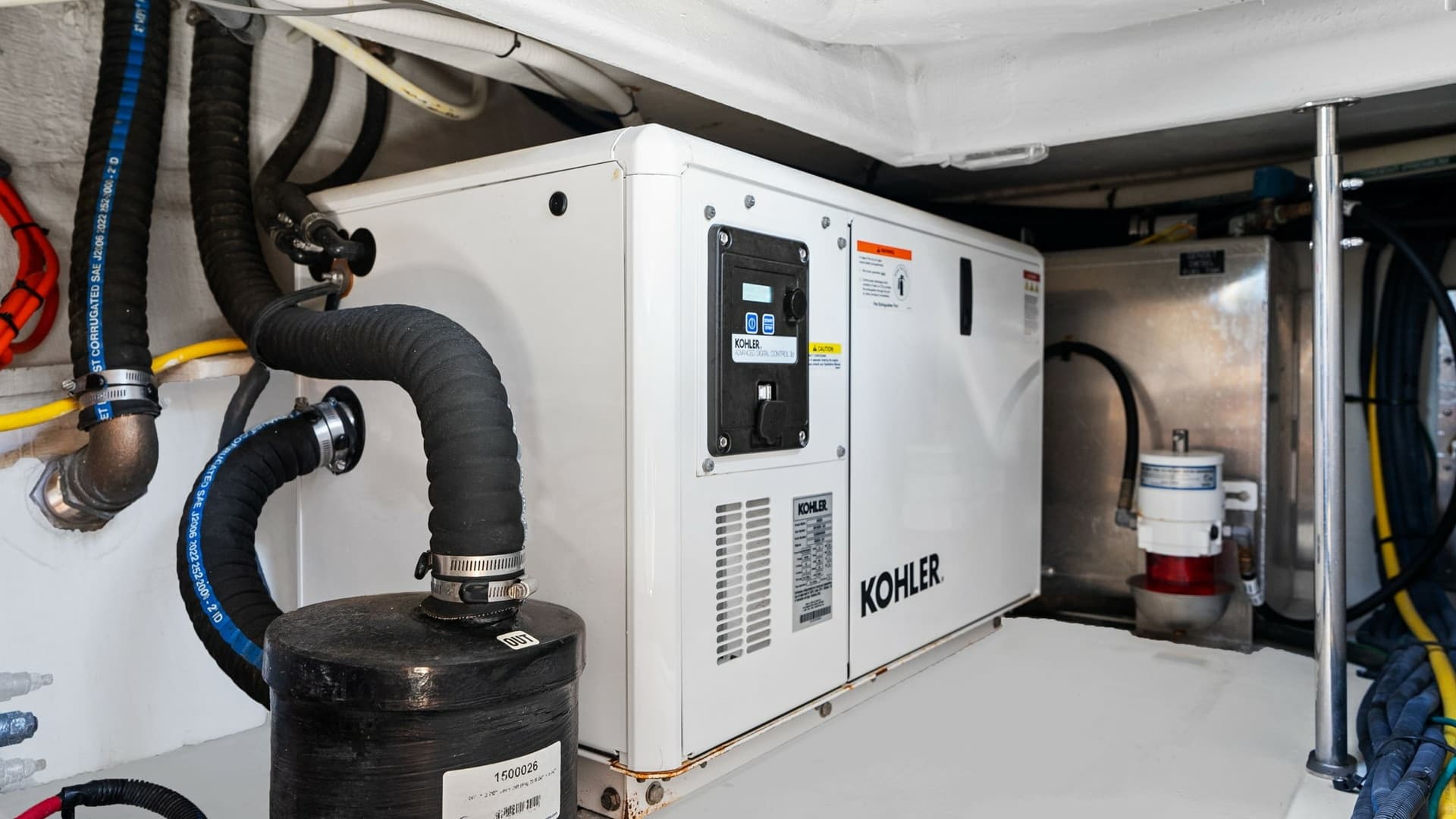 Engine Room with Kohler Generator