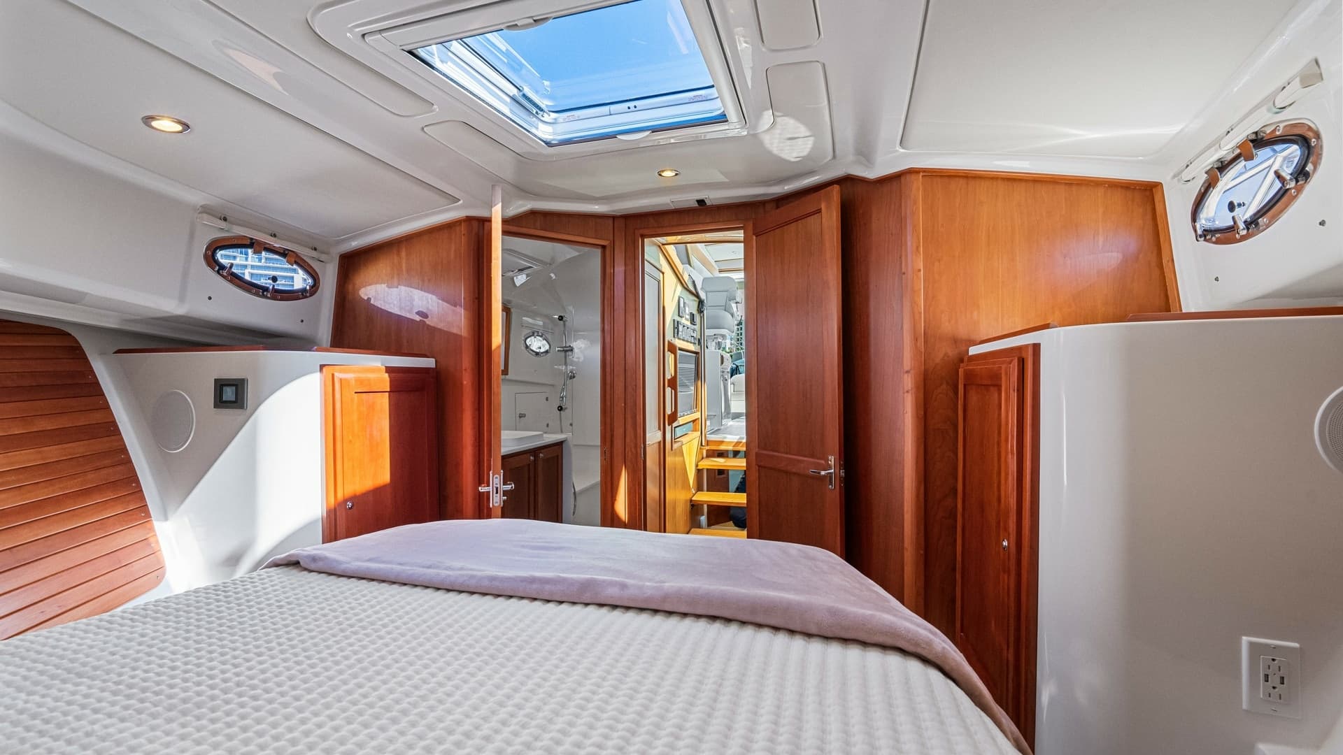 Master Stateroom with Skylight