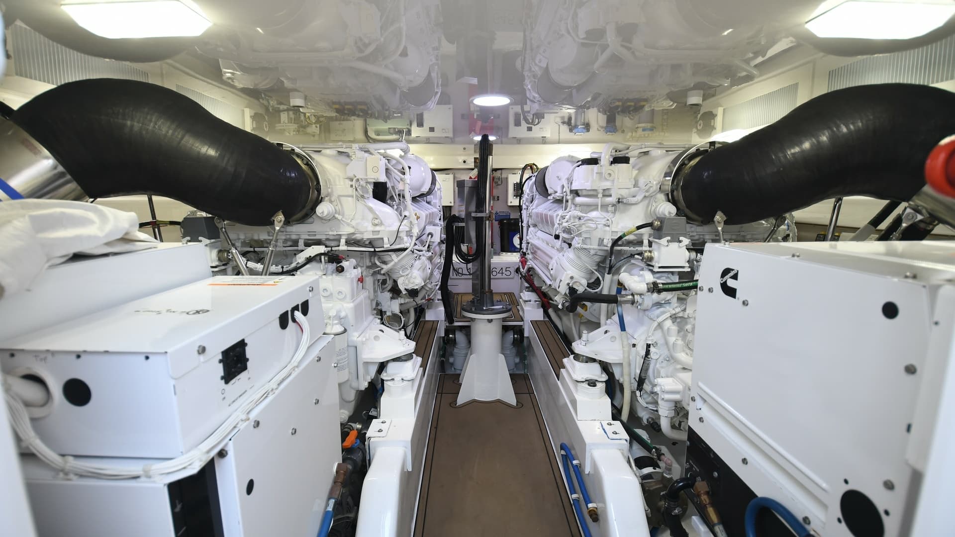 Engine Room with Twin Engines