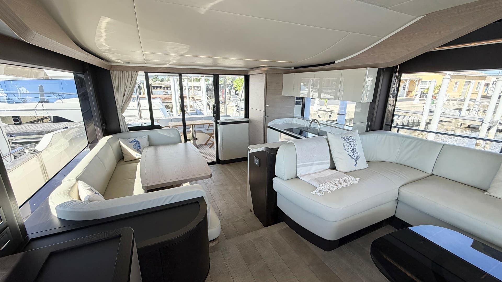 Spacious Salon with Panoramic Views
