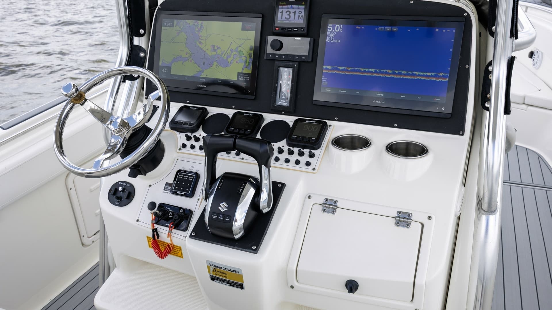 Helm Station with Dual Displays