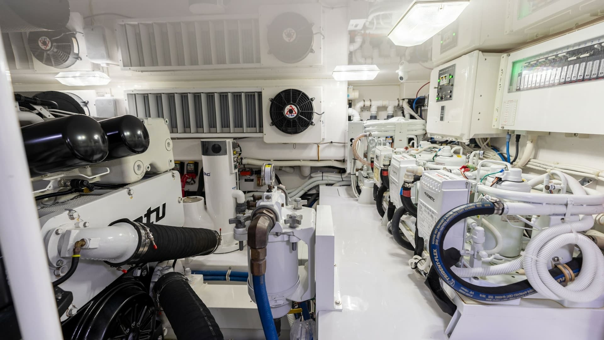 Spacious Engine Room