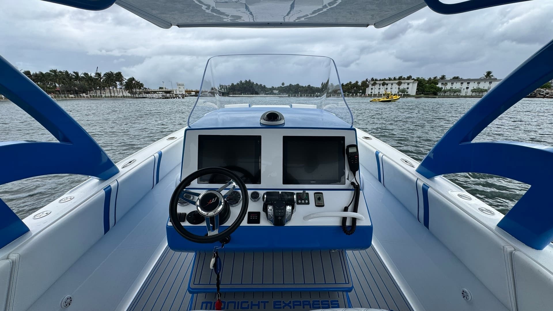 Helm Station with Dual Displays