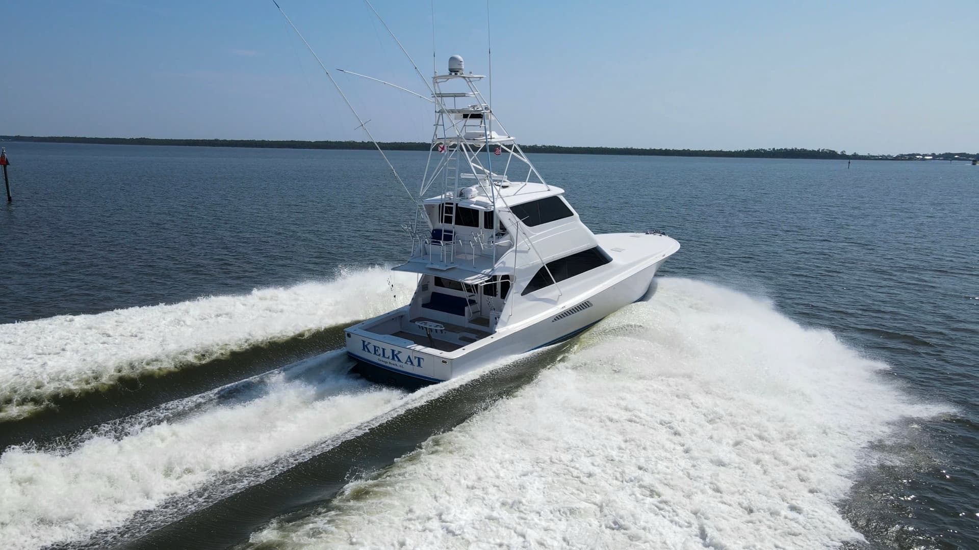 2005 61 Viking Enclosed Bridge Kelkat Exterior (3)