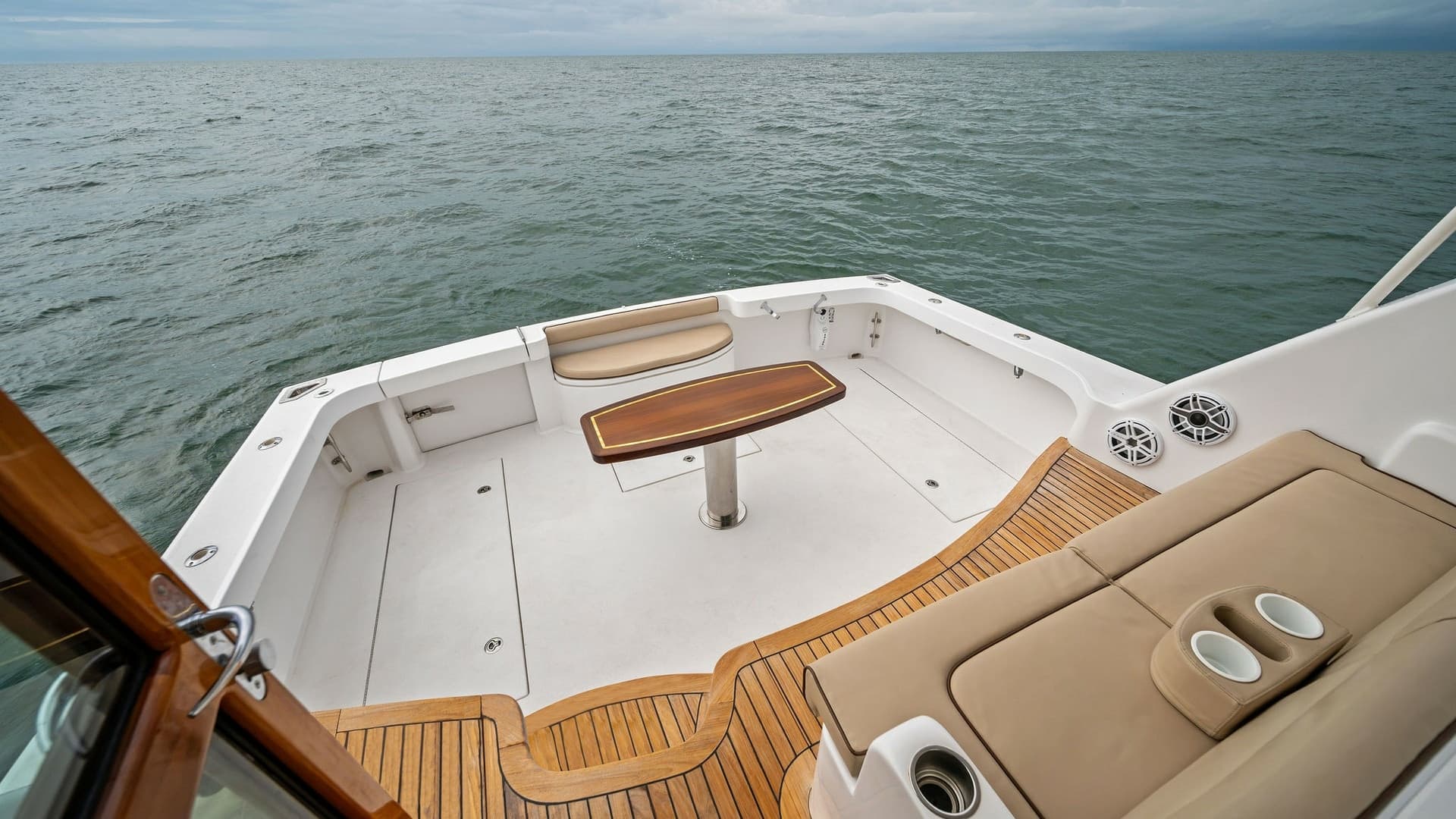 Spacious Aft Deck with Seating