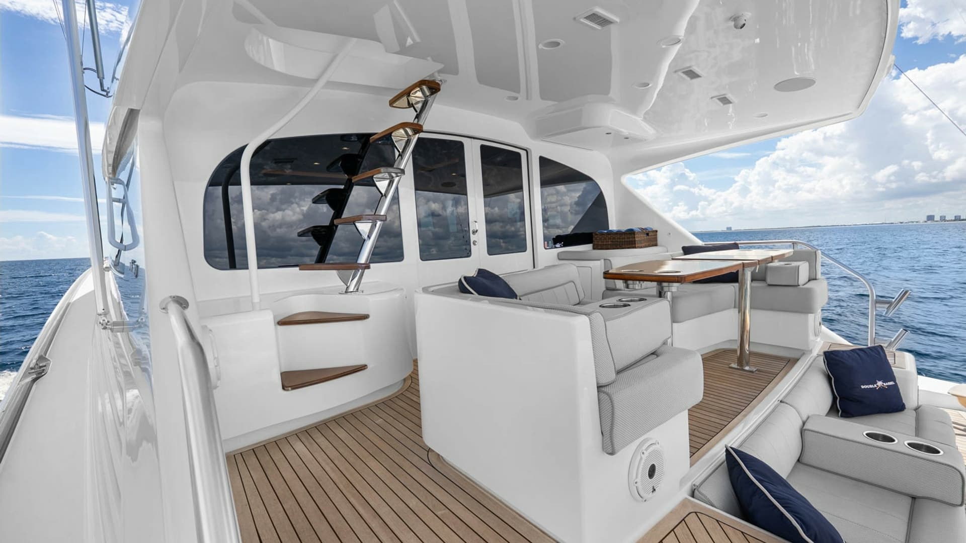 Spacious Aft Deck Seating Area