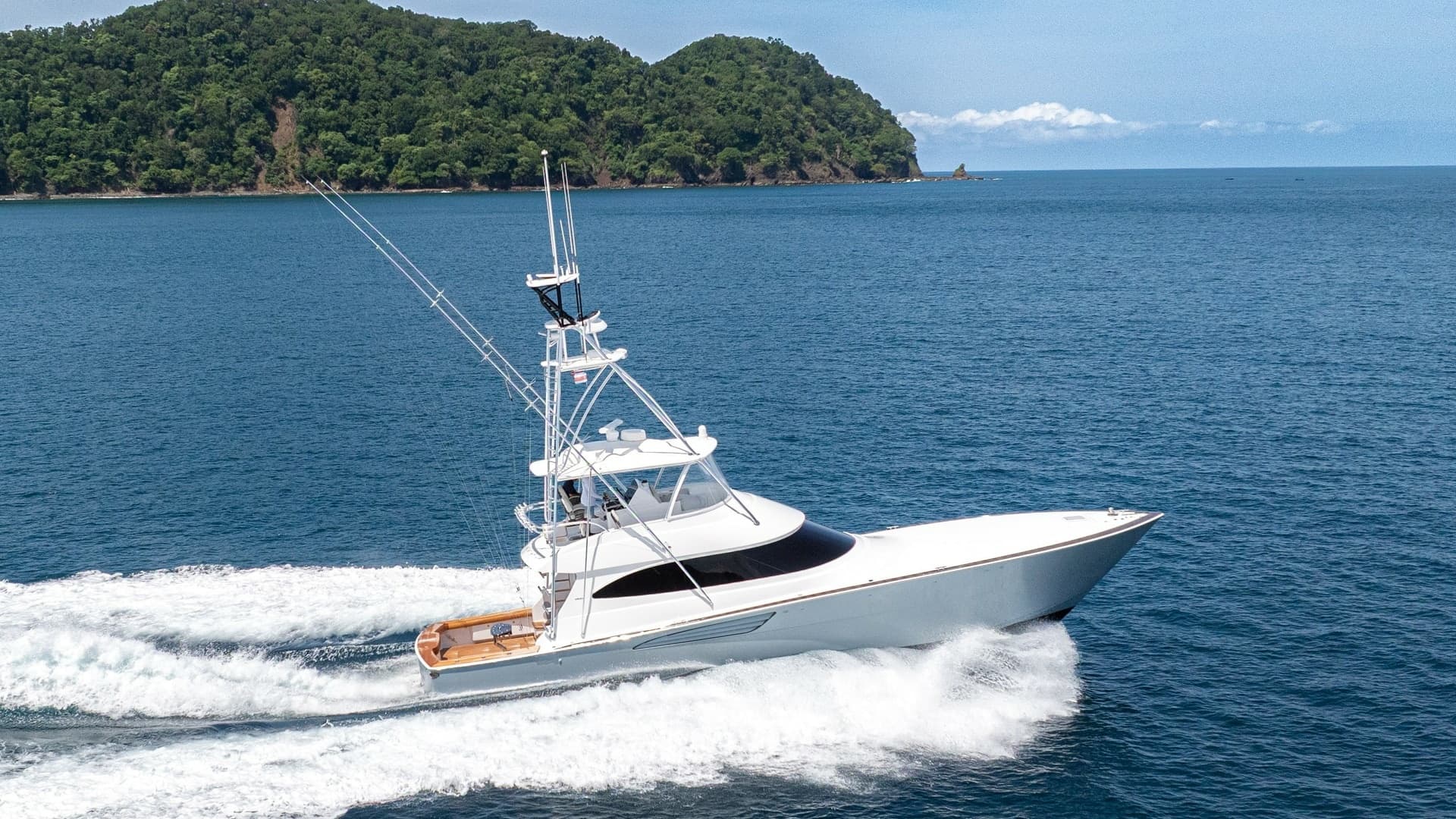 Viking 64 Convertible at Sea
