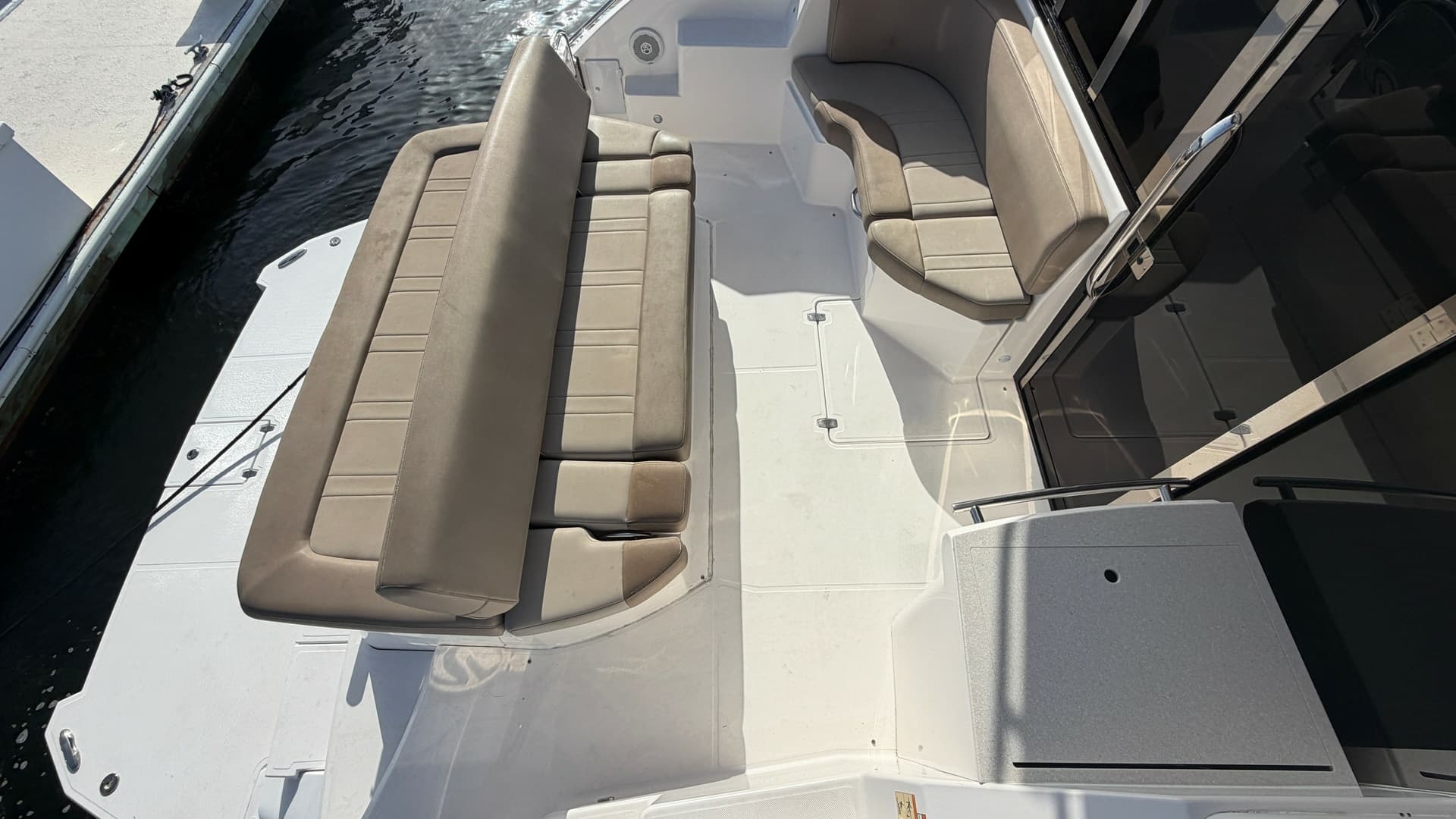 Spacious Aft Deck Seating Area