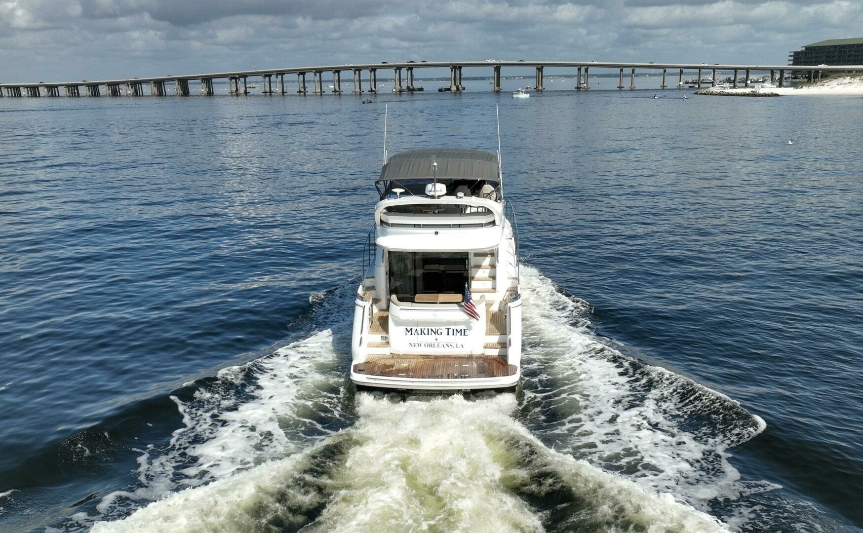 2021 Princess F50- MAKING TIME- Engine room- Transom