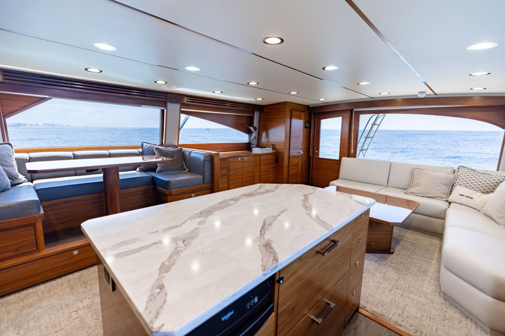 2023 Viking 72 Convertible- TEAM SUPREME- Salon/Galley