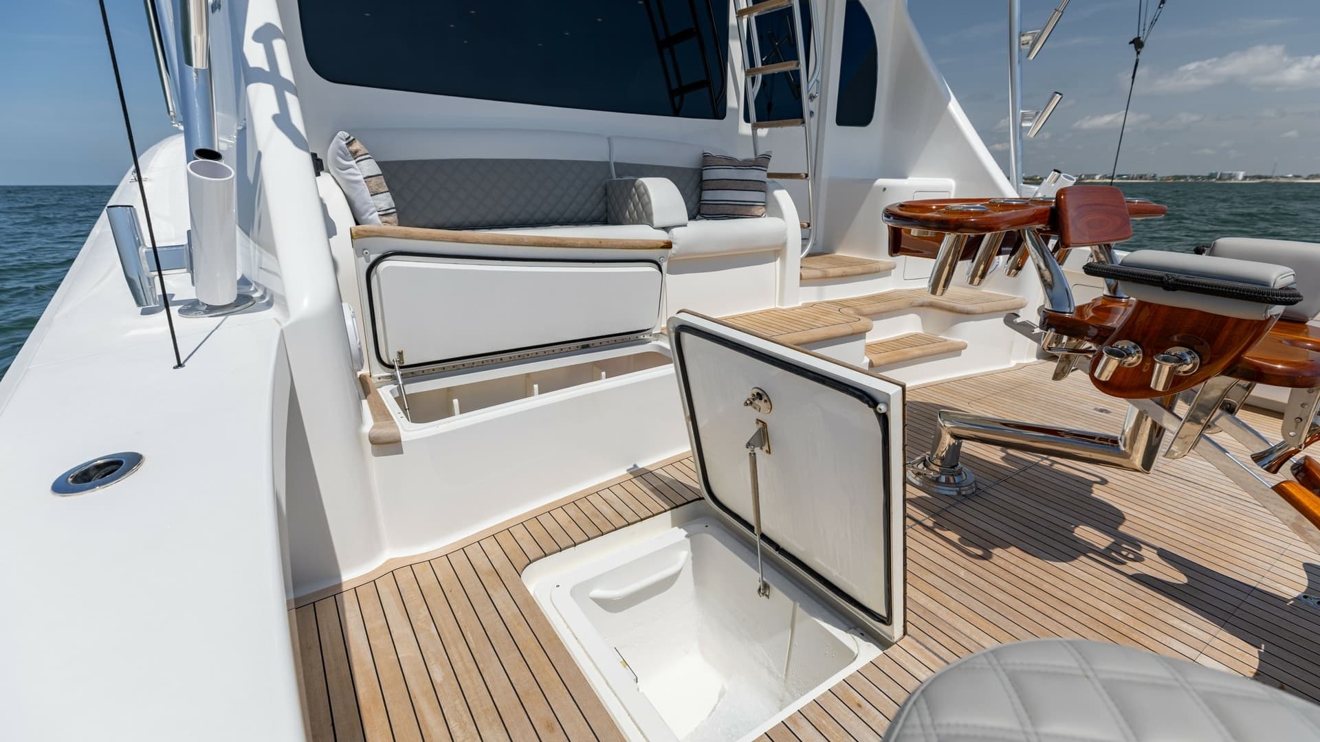 Spacious Aft Deck with Seating