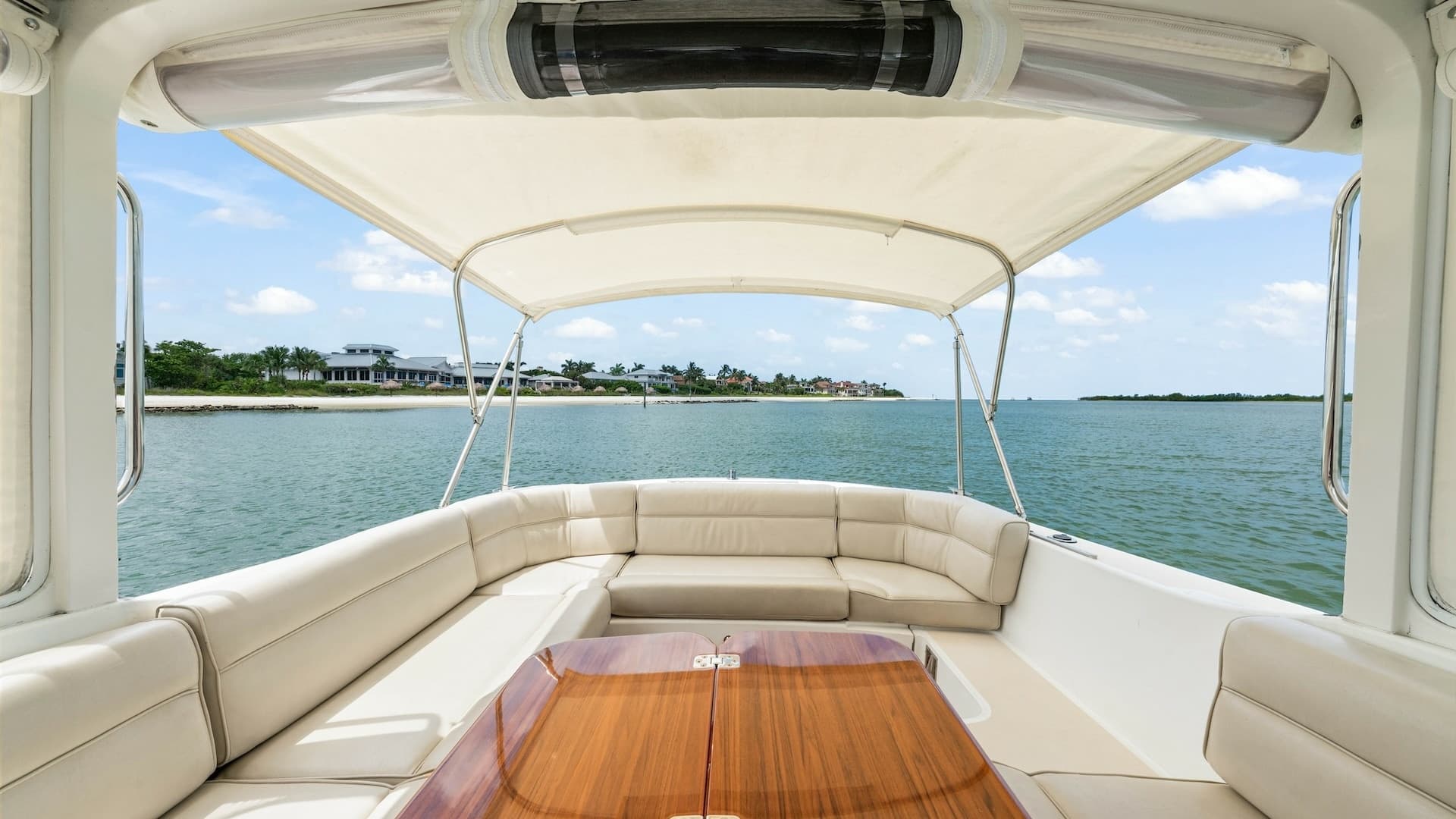 Spacious Aft Deck with Seating Area