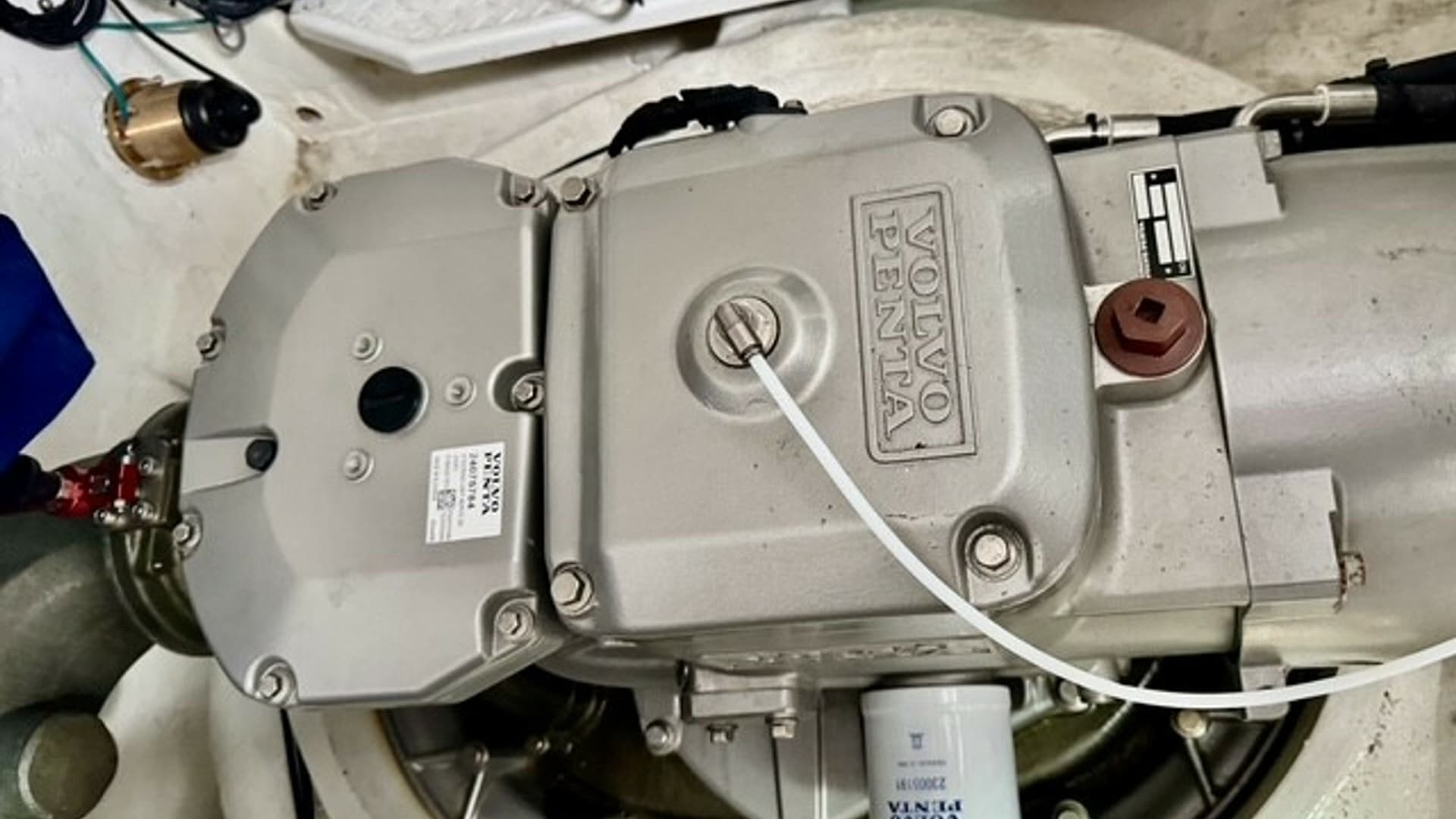 Engine Compartment with Volvo Penta Drive