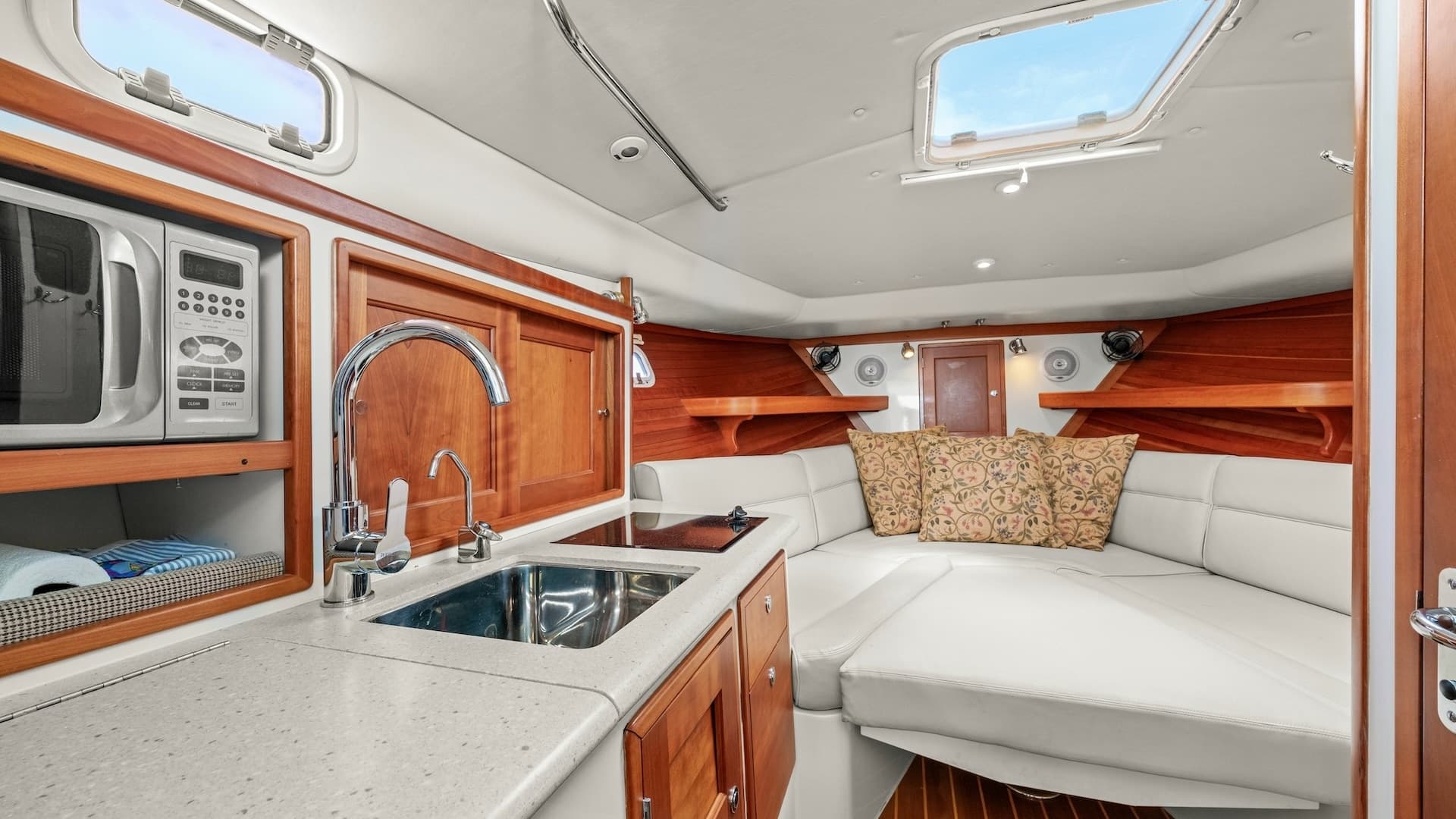 Elegant Interior Galley and Lounge