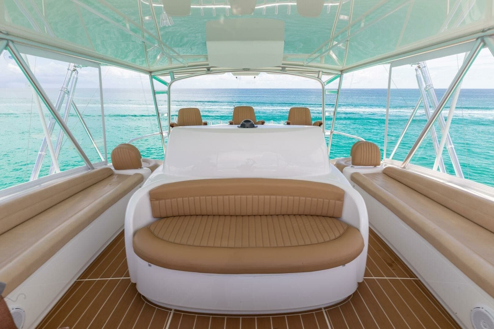 2015 Viking 70 Convertible  Helm Guest Seating 3