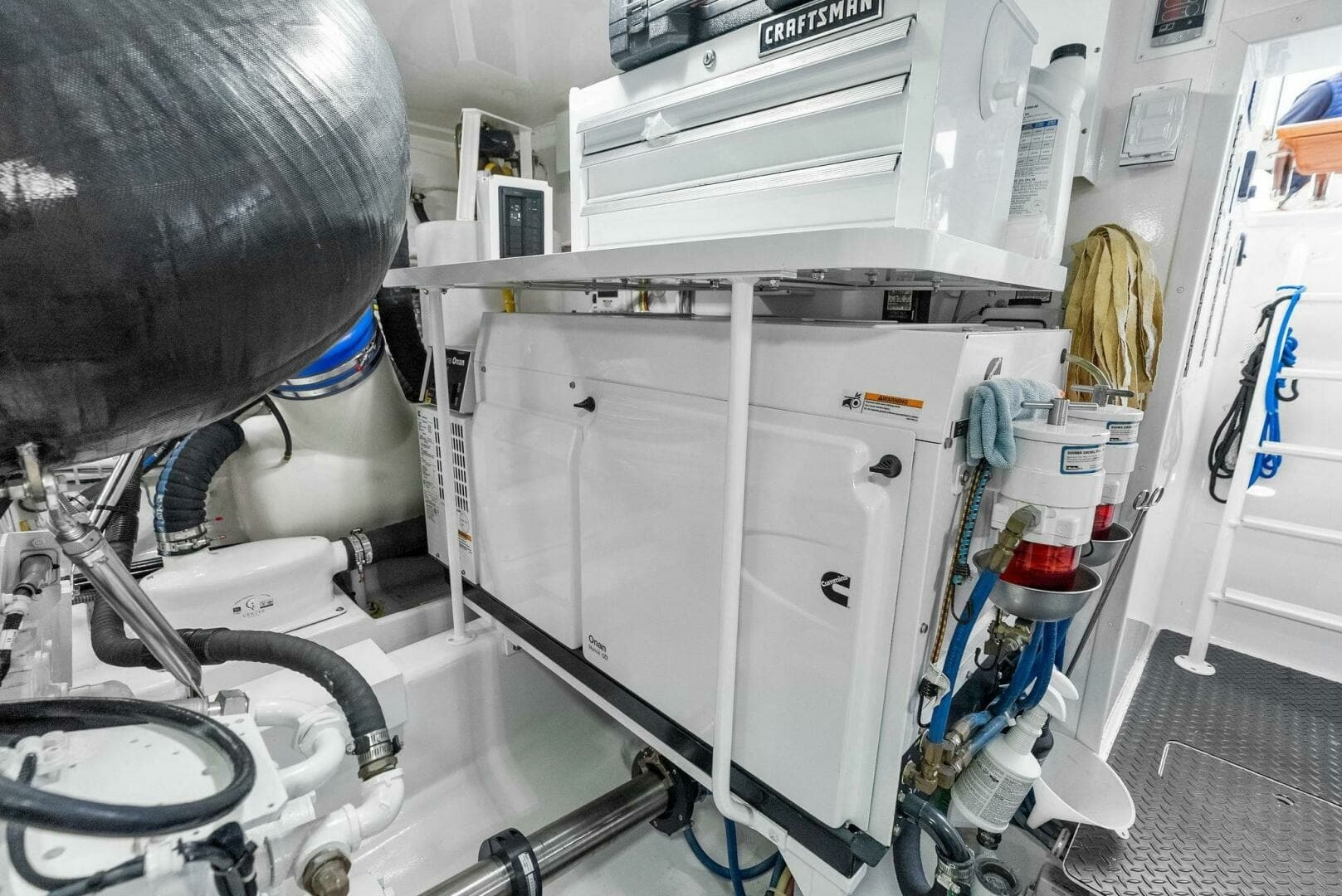 2022 Viking 68 Enclosed Bridge- PIPE DREAM- Engine Room