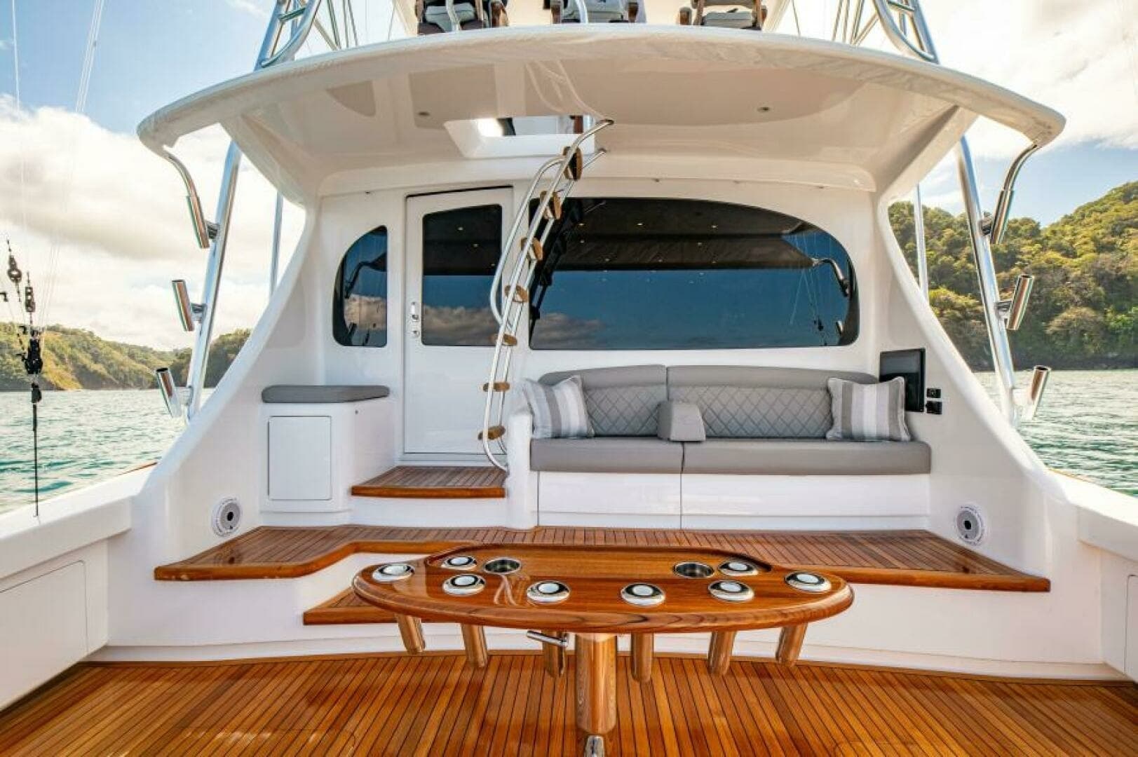 Aft Deck with Seating and Table