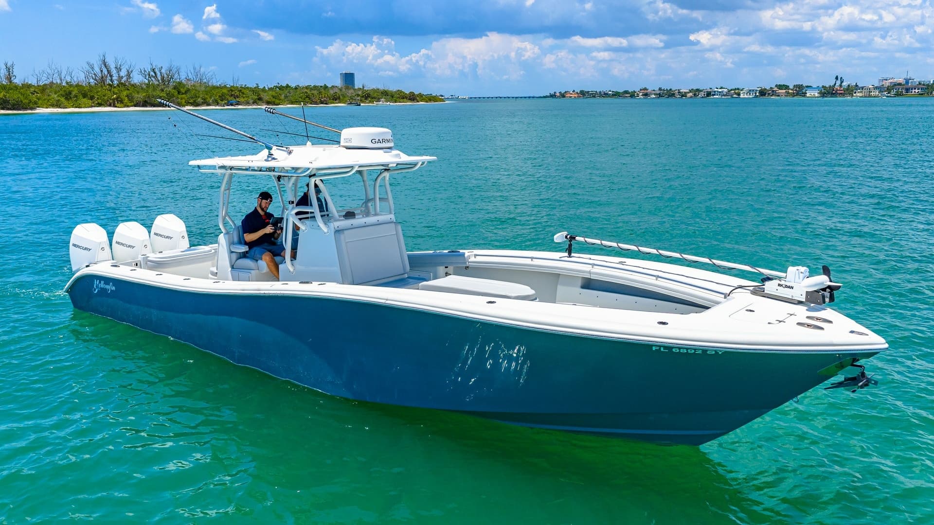 Side Profile of 36 Offshore Model