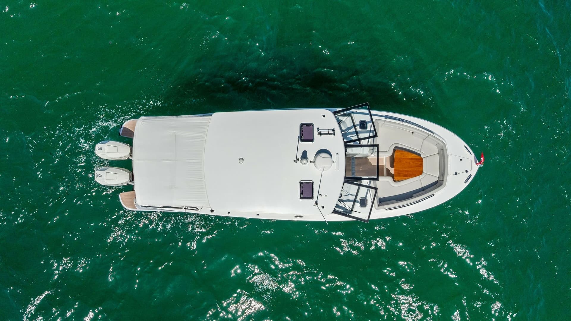 Aerial View of Deck and Bow