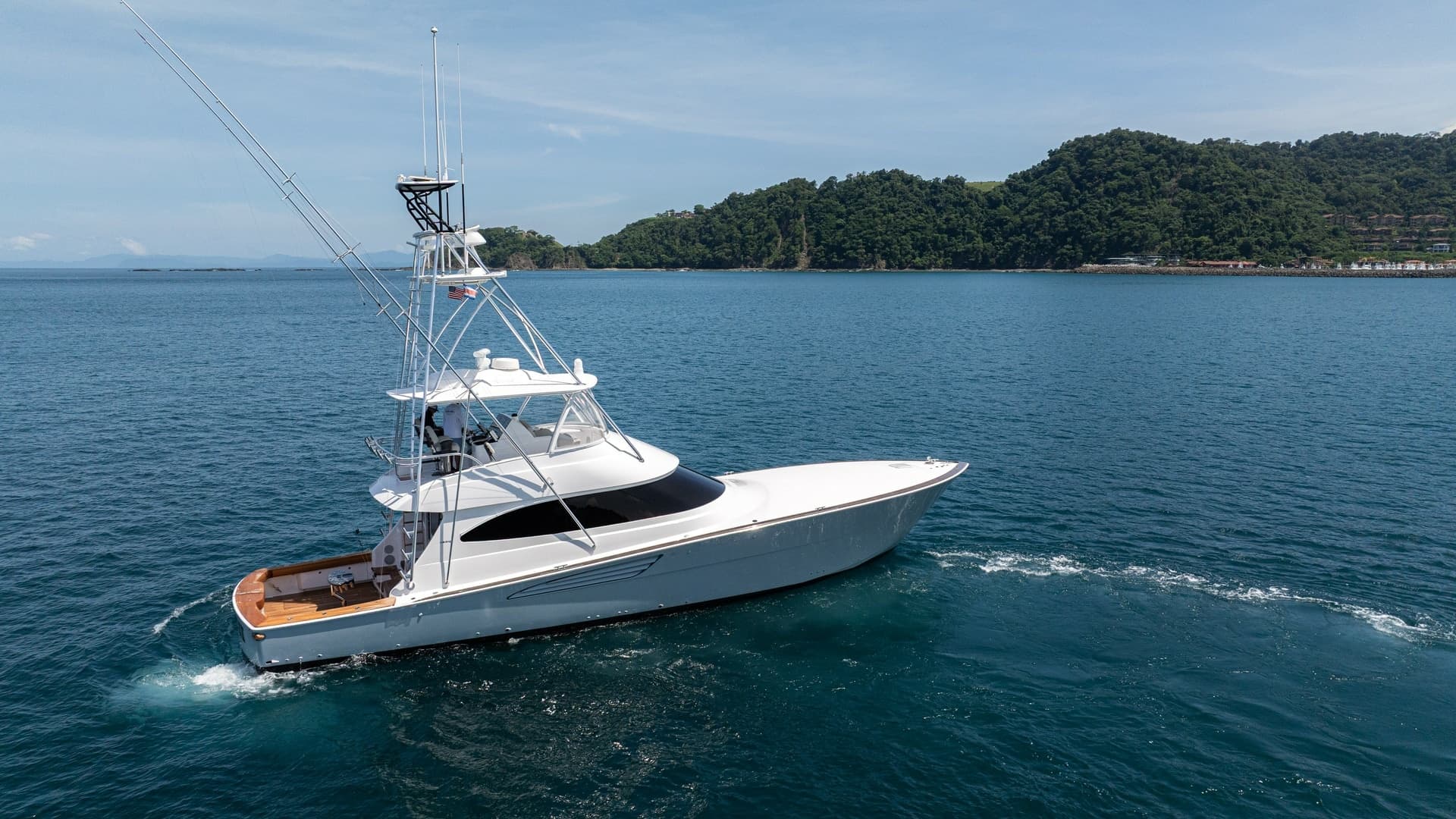 Starboard View of Viking 64 Convertible