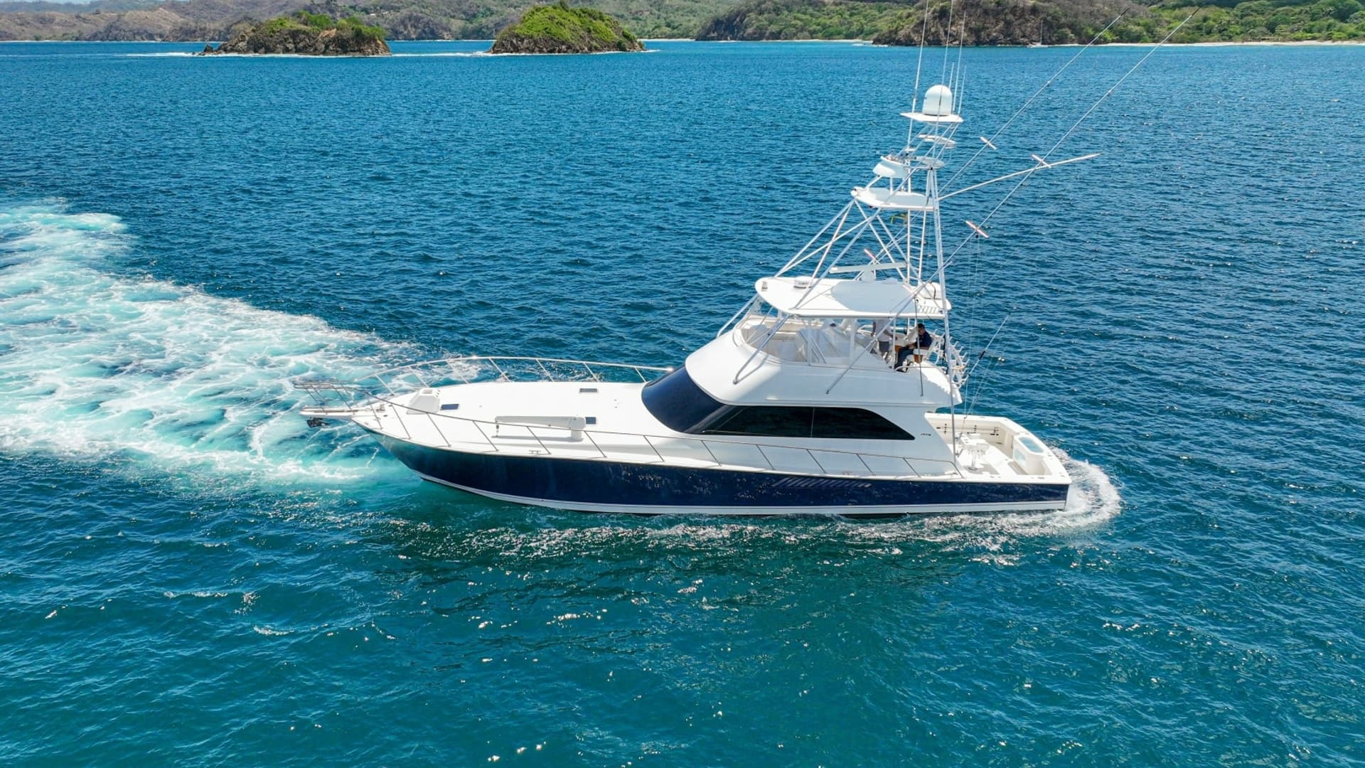 Profile View Cruising at Sea