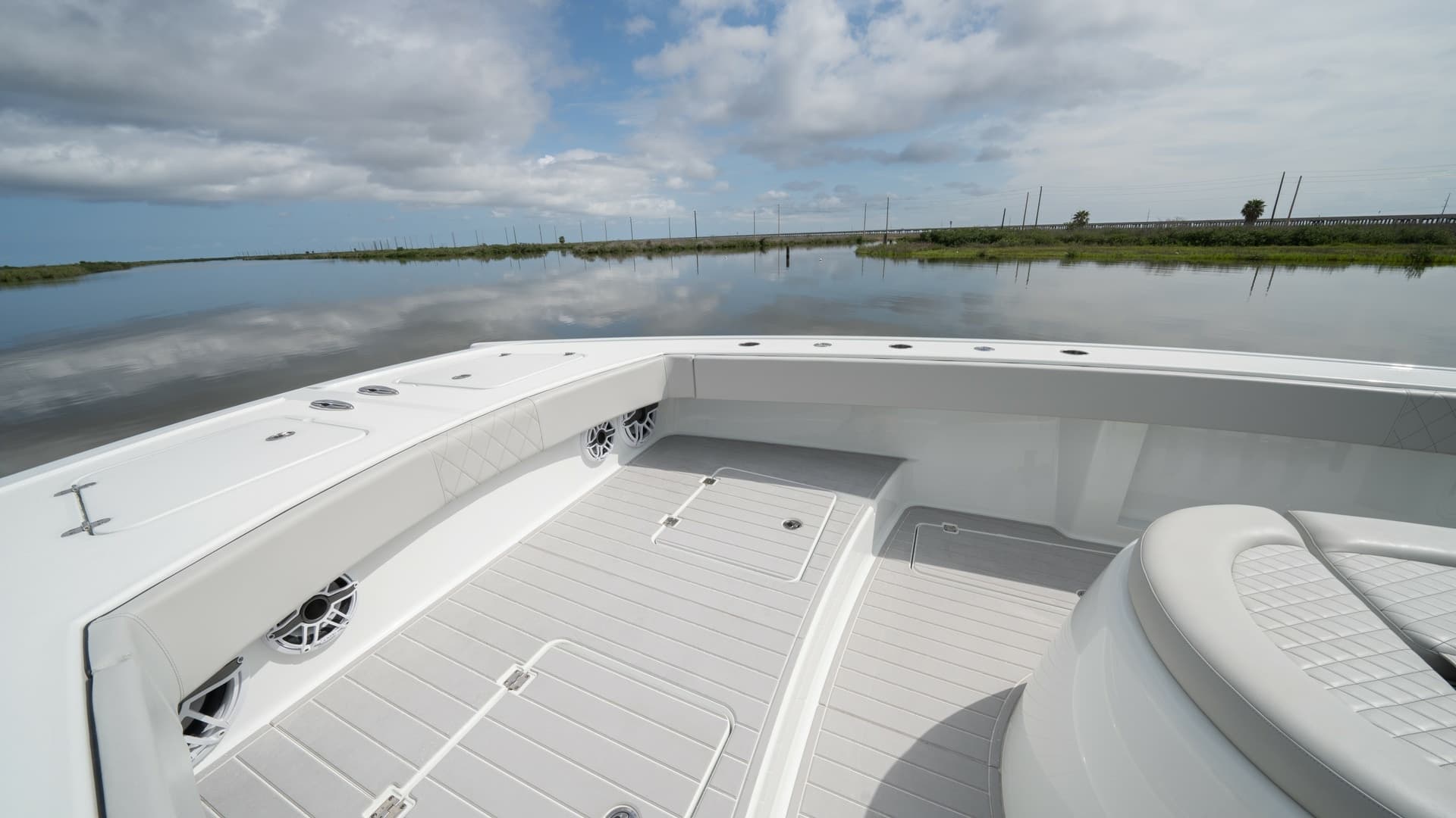 Spacious Aft Deck with Seating