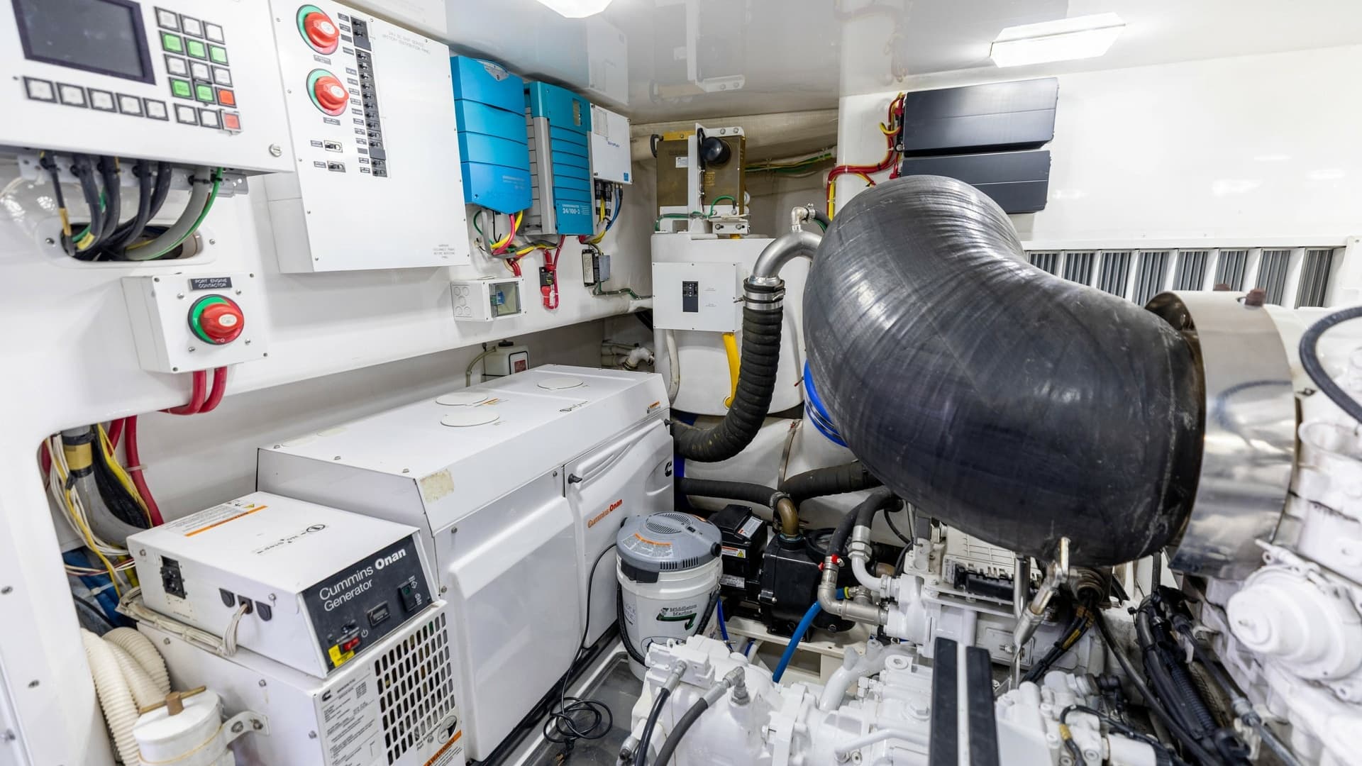 Engine Room with Generator Systems