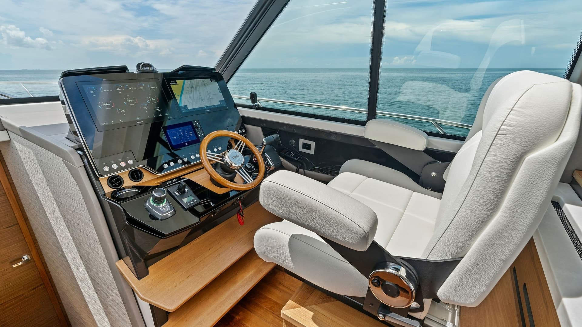 Modern Helm Station with Ocean View