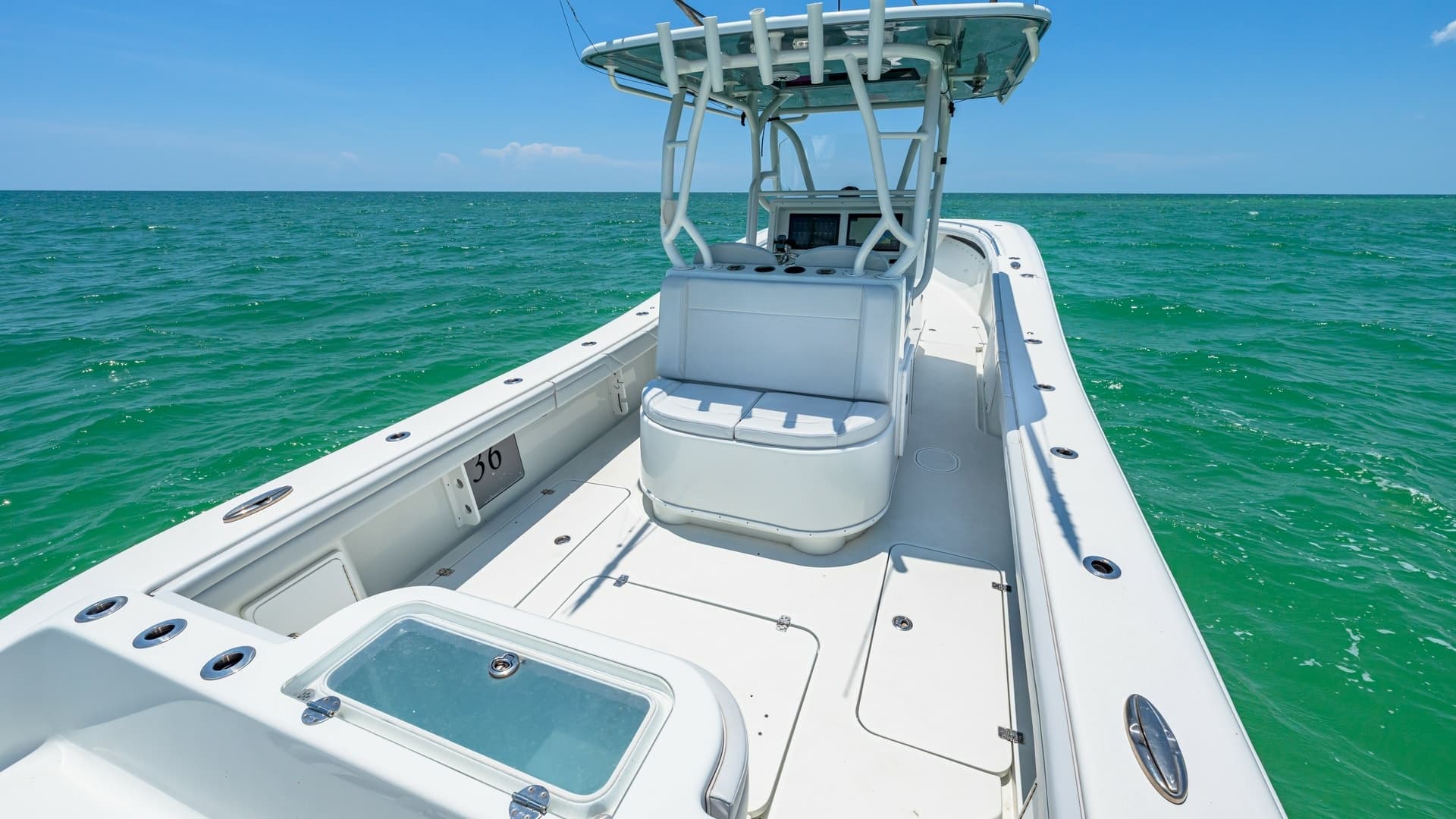Center Console Fishing Deck