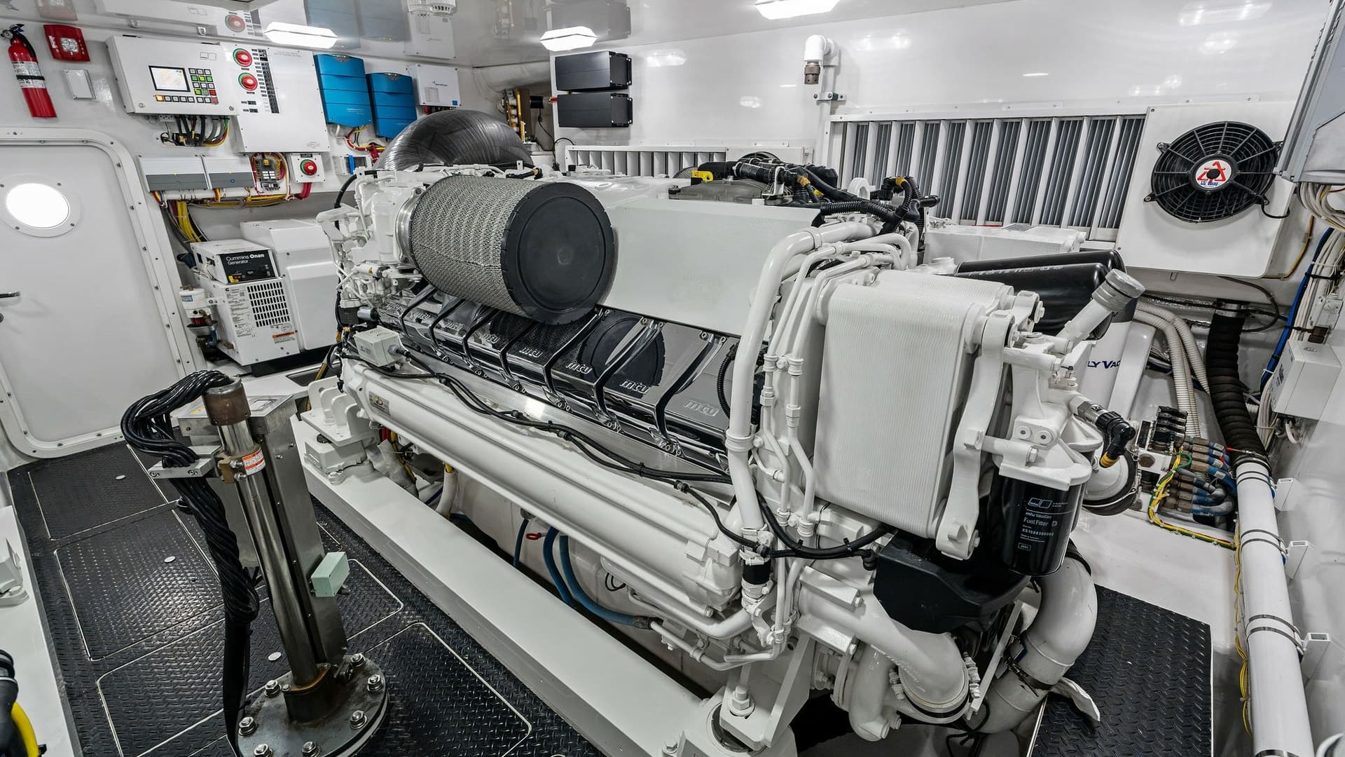 2016 Viking 80 Enclosed Bridge- FRIGATE- Engine Room