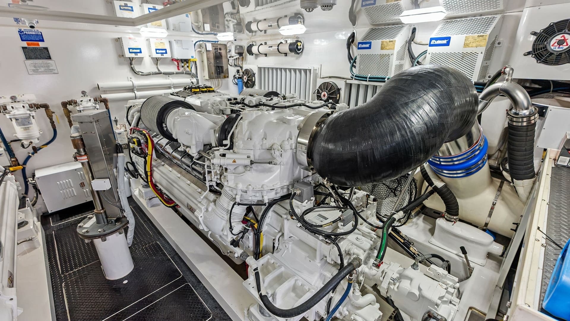 Engine Room with Twin Engines