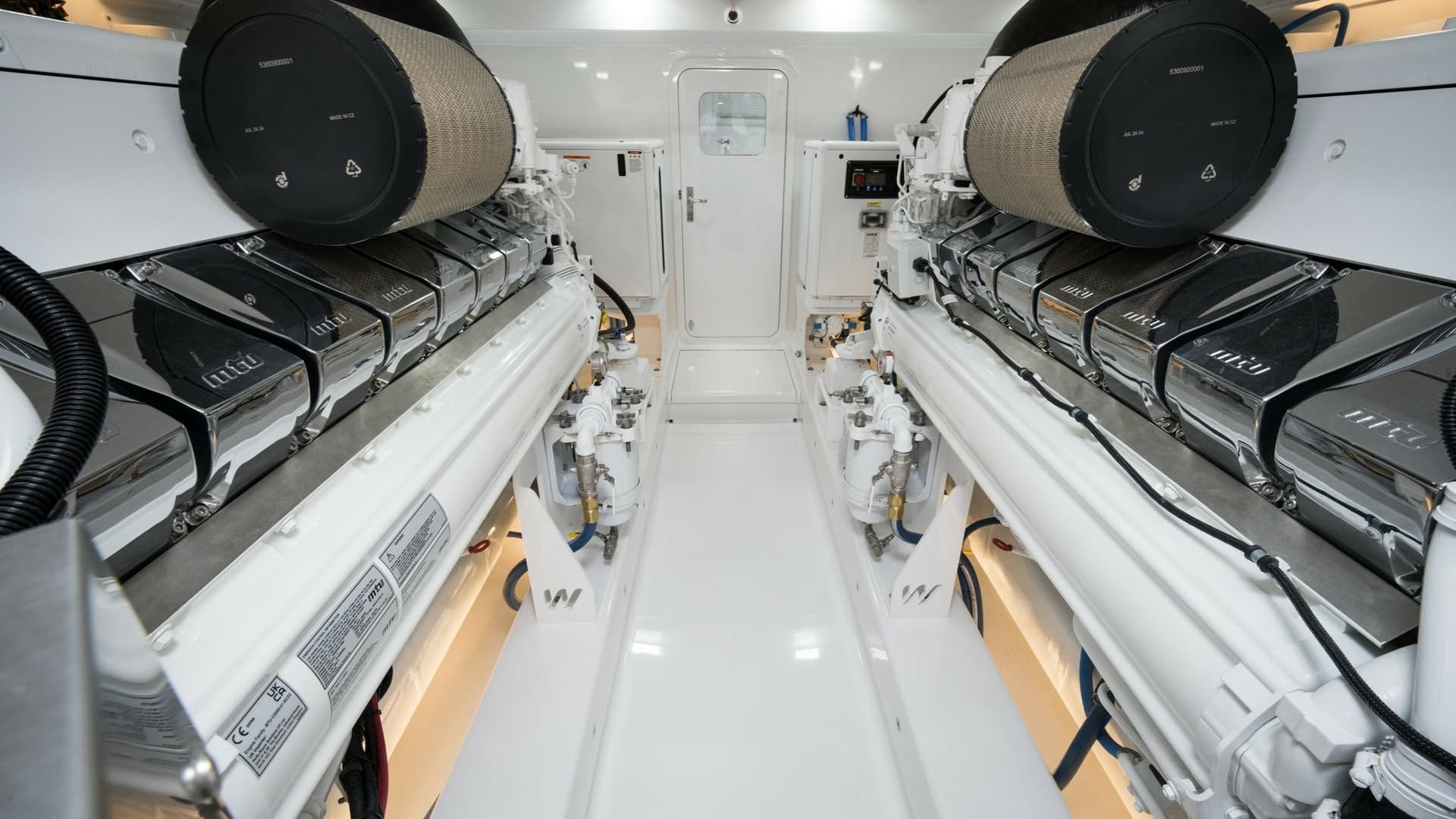 2026 Winter Custom Yachts 75 Open Convertible- MISS CARRIE- Engine Room