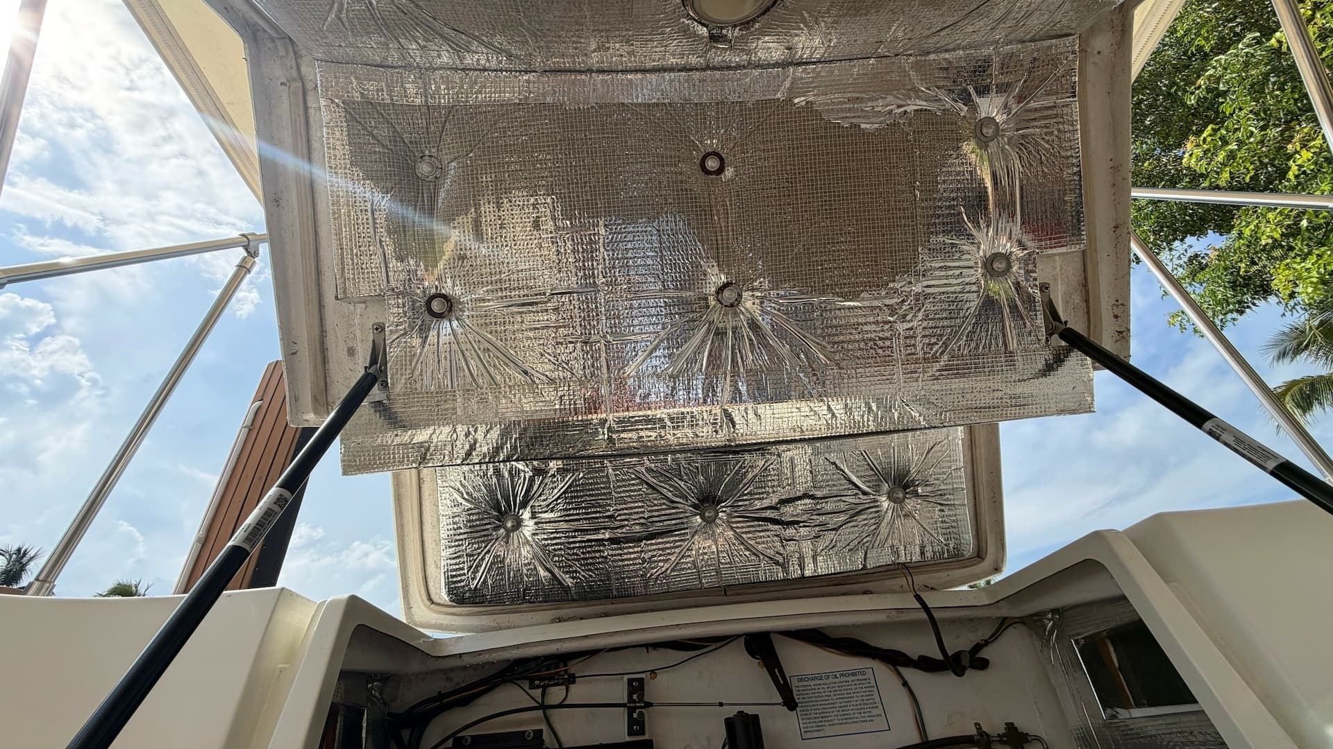 Engine Compartment with Insulated Hatch
