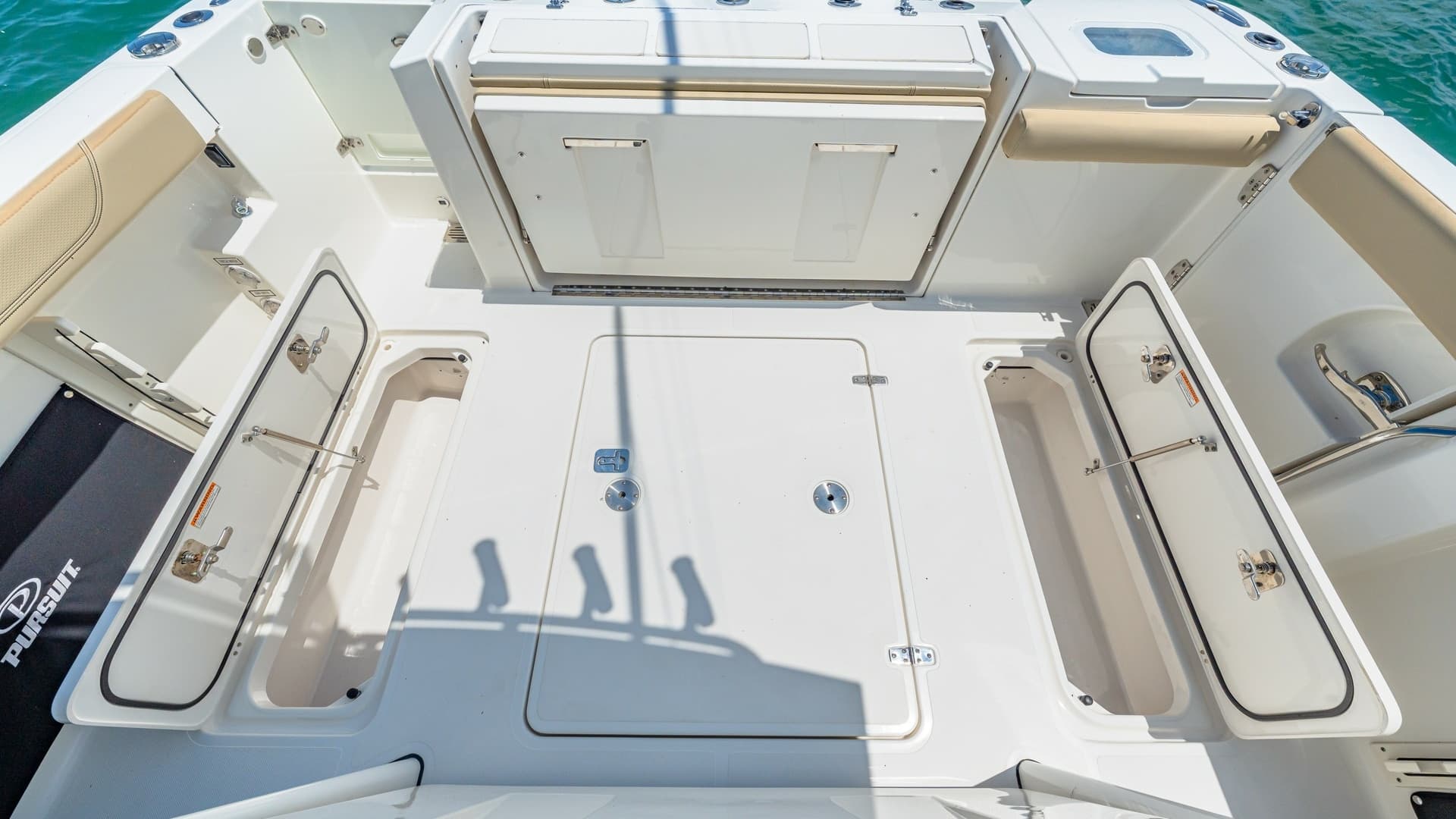 Spacious Aft Deck with Storage