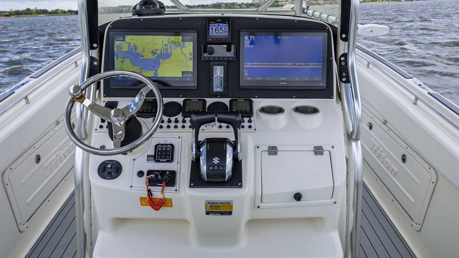 Helm Station with Dual Displays