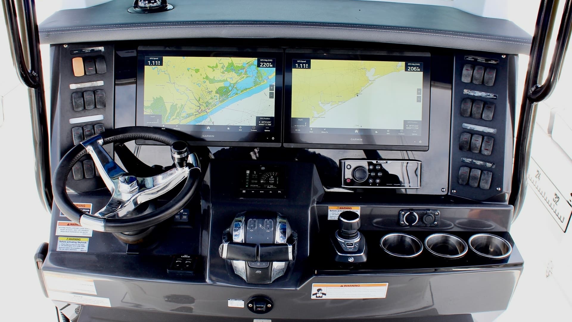 Helm Station with Dual Displays