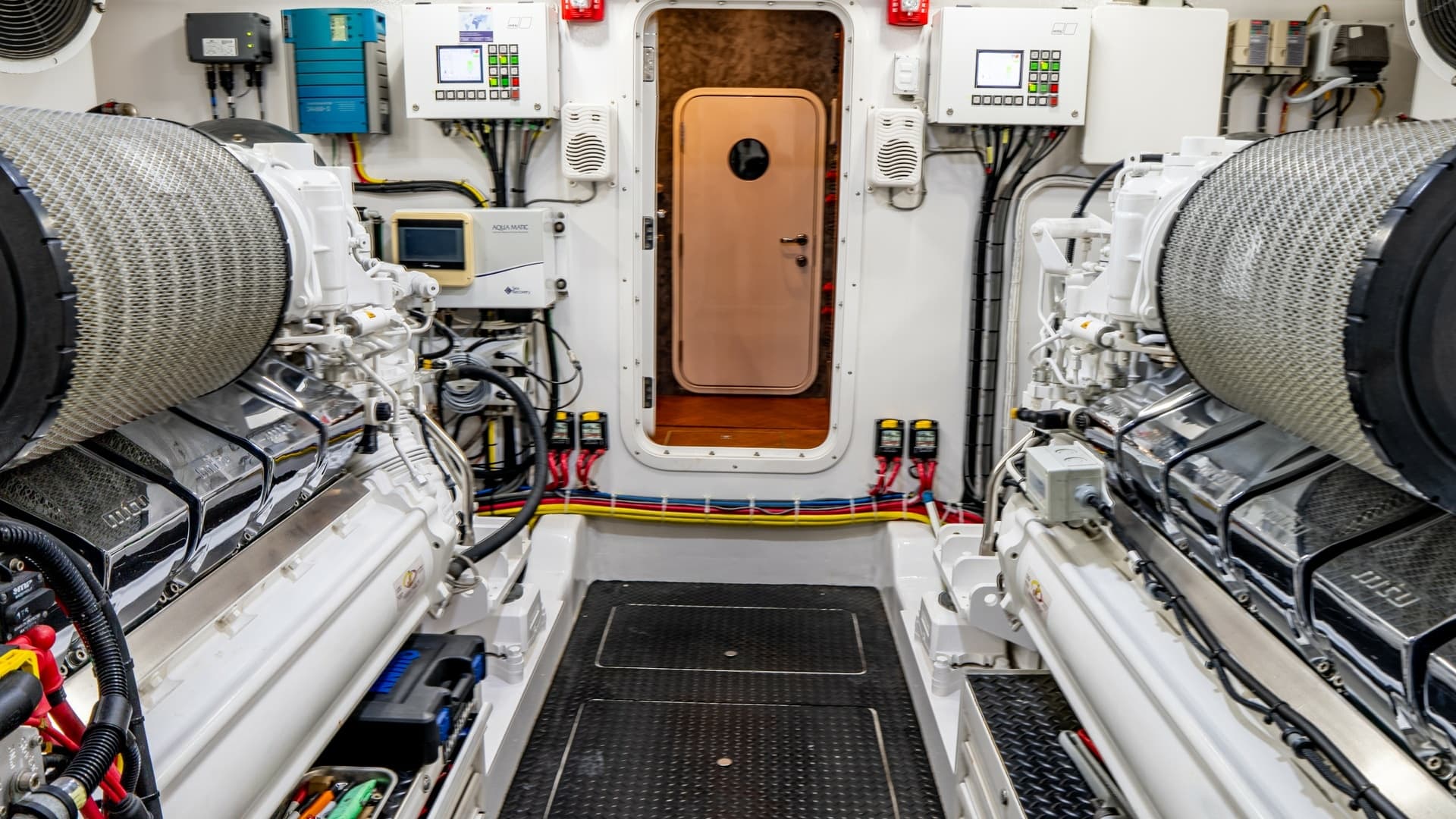 Engine Room with Dual Engines