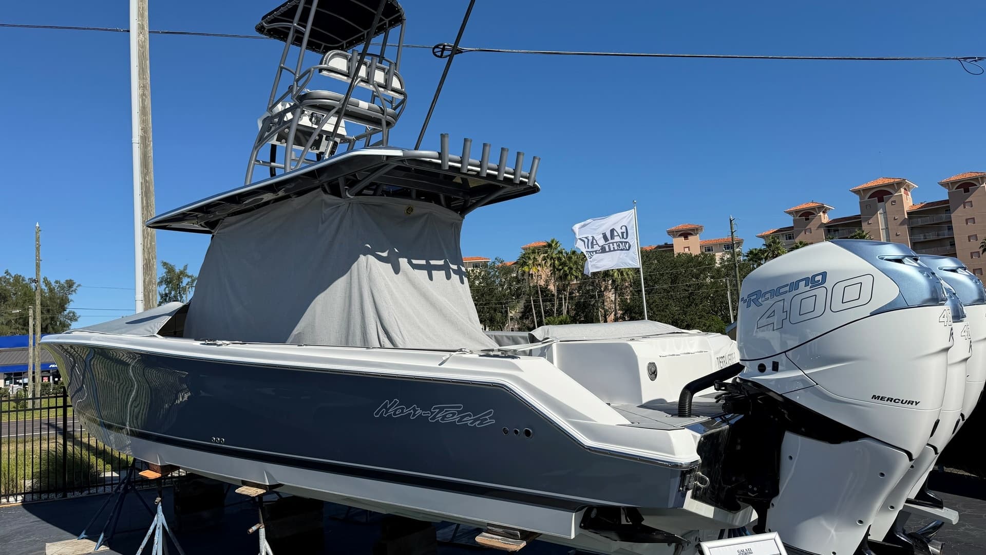 Aft View with Custom Cover