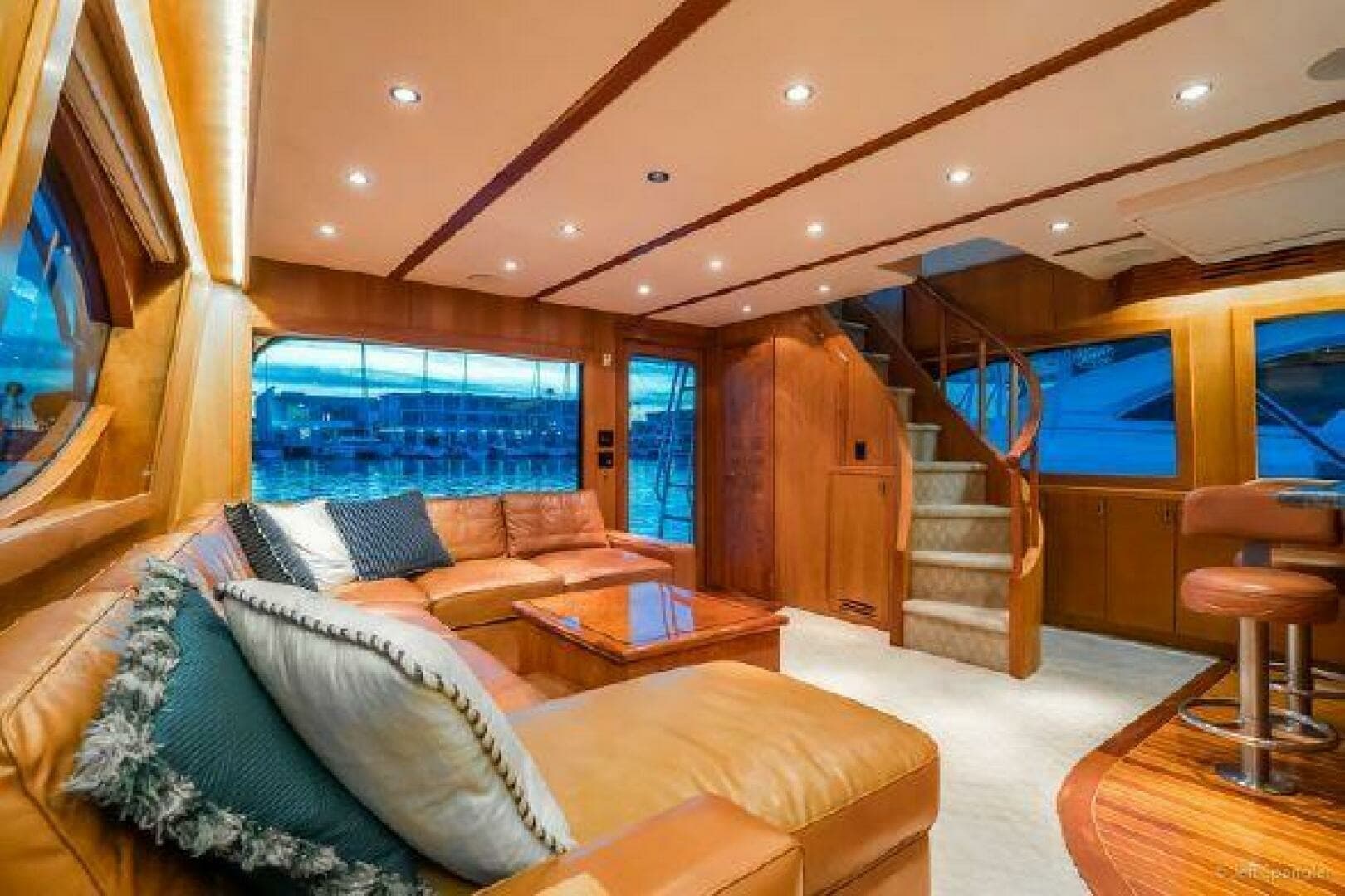 2008 Hatteras 77 Enclosed Bridge "Desperado"-Galley