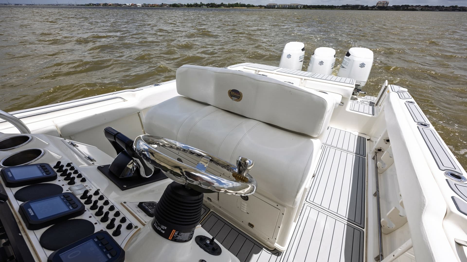 Helm and Aft Deck View