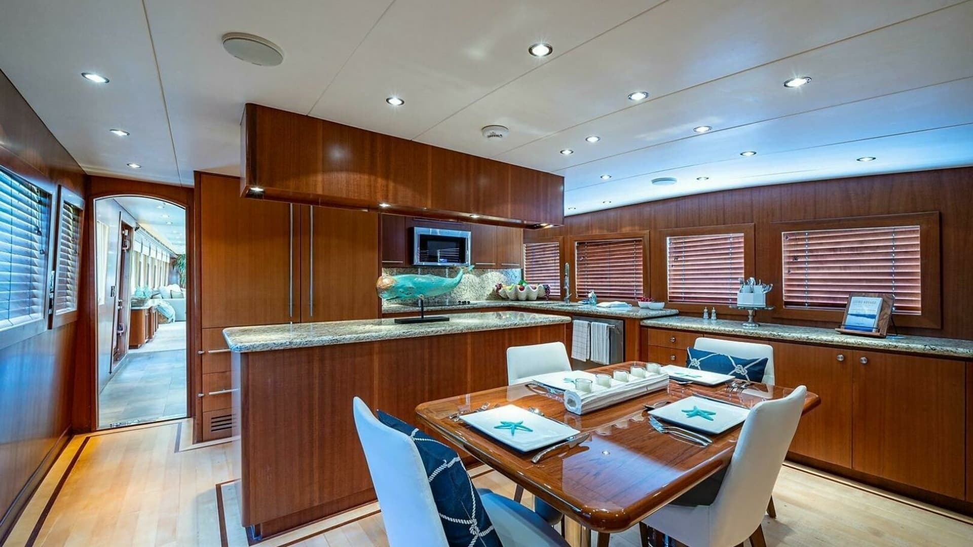 Elegant Galley and Dining Area