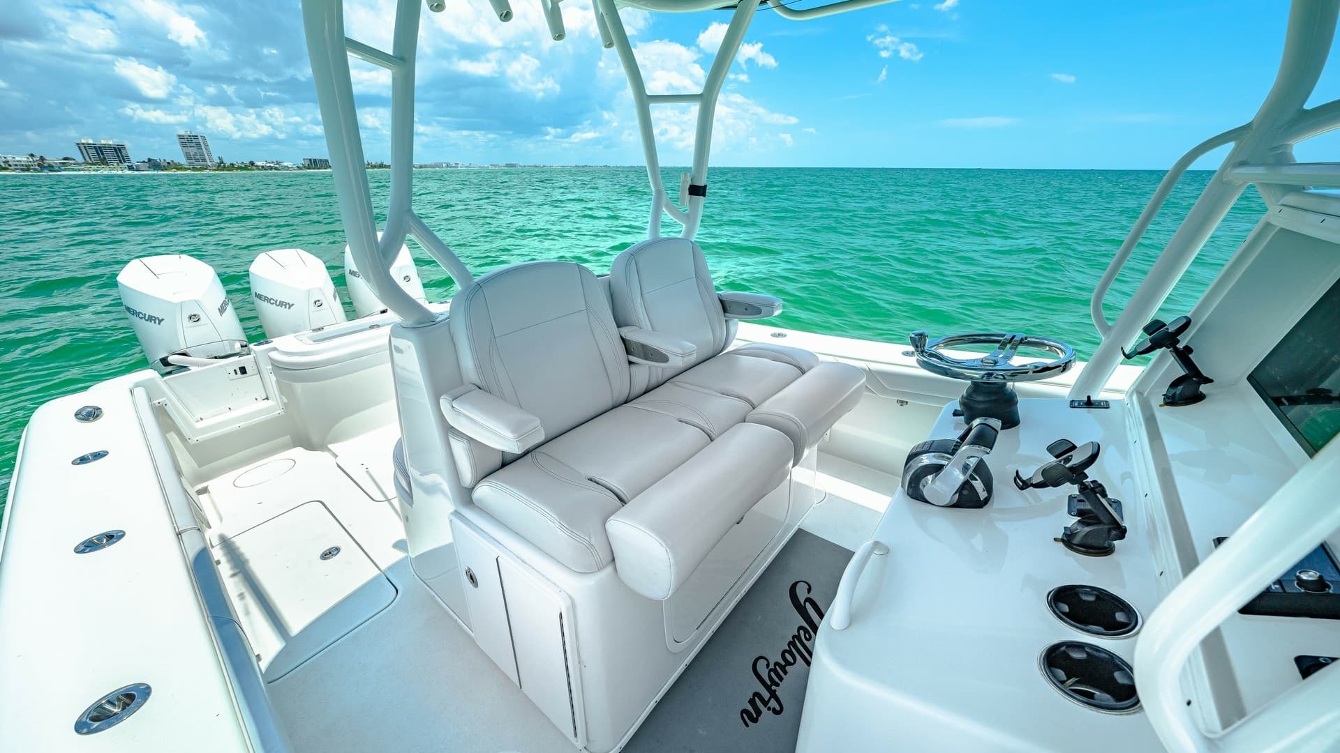 Helm and Seating Area