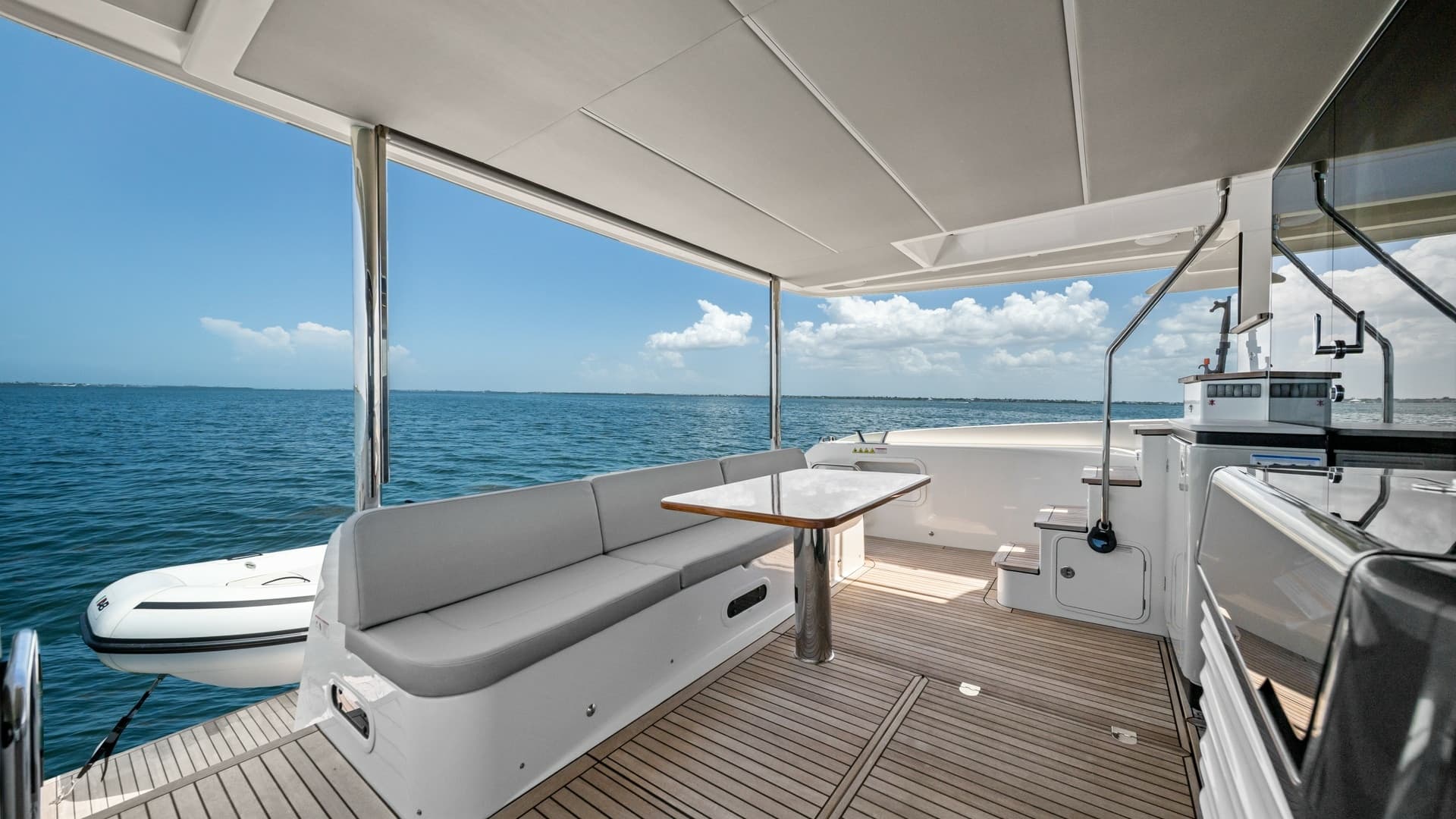 Spacious Aft Deck with Ocean Views