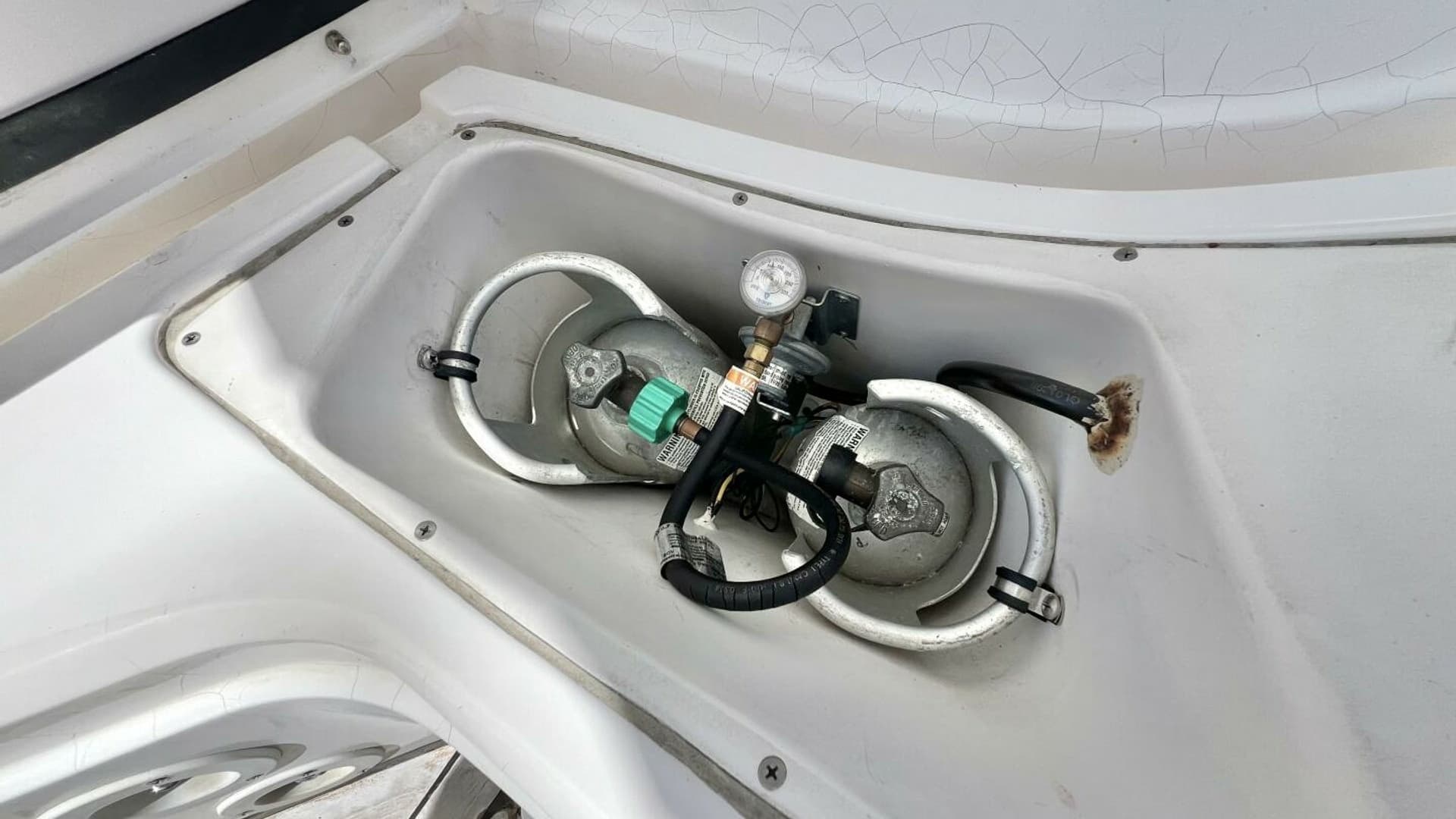 1999 Sabre 402 Sail - "VELA DARE II": Propane Storage Compartment